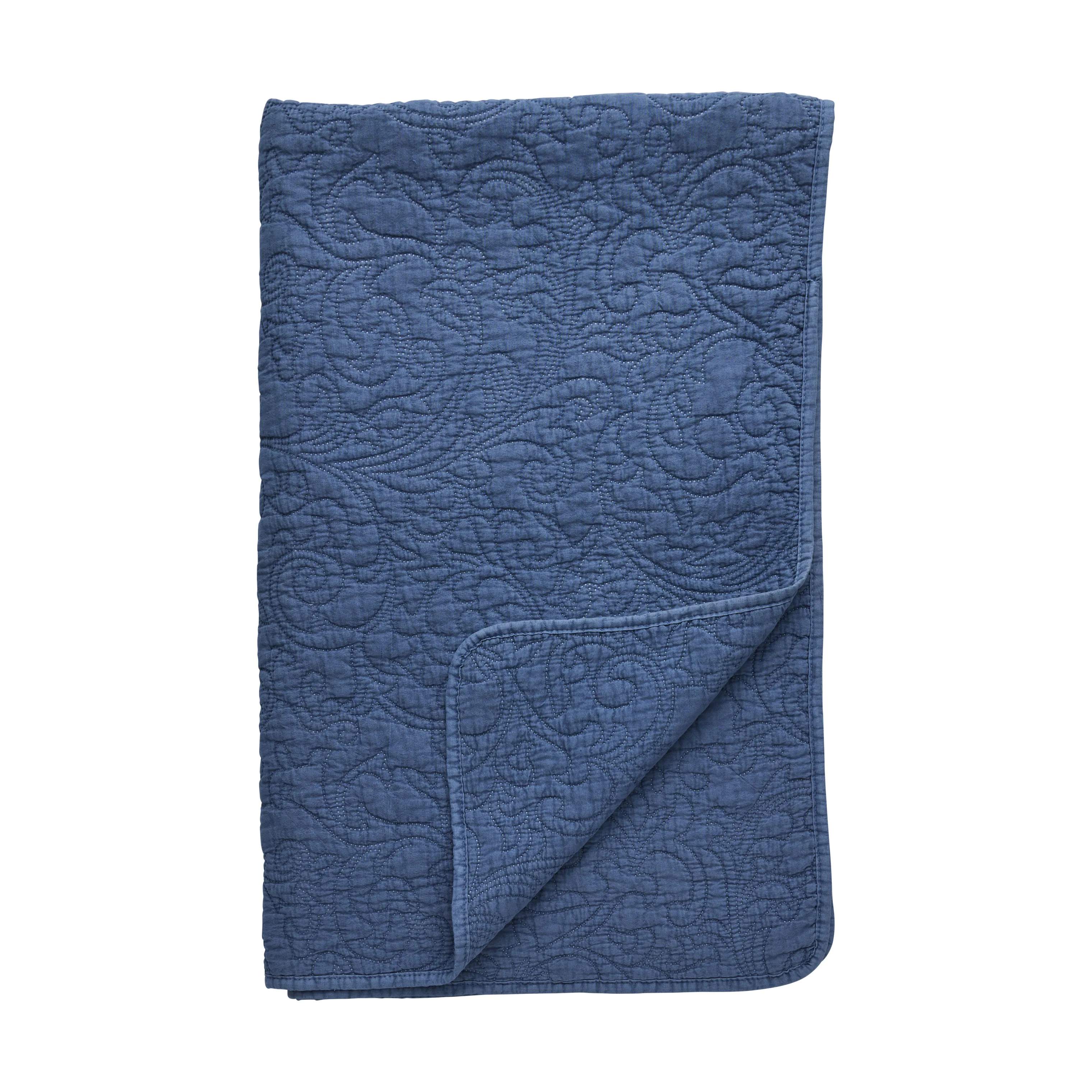 Lene Bjerre Plaider Isabelle Plaid i Mørkeblå, 1