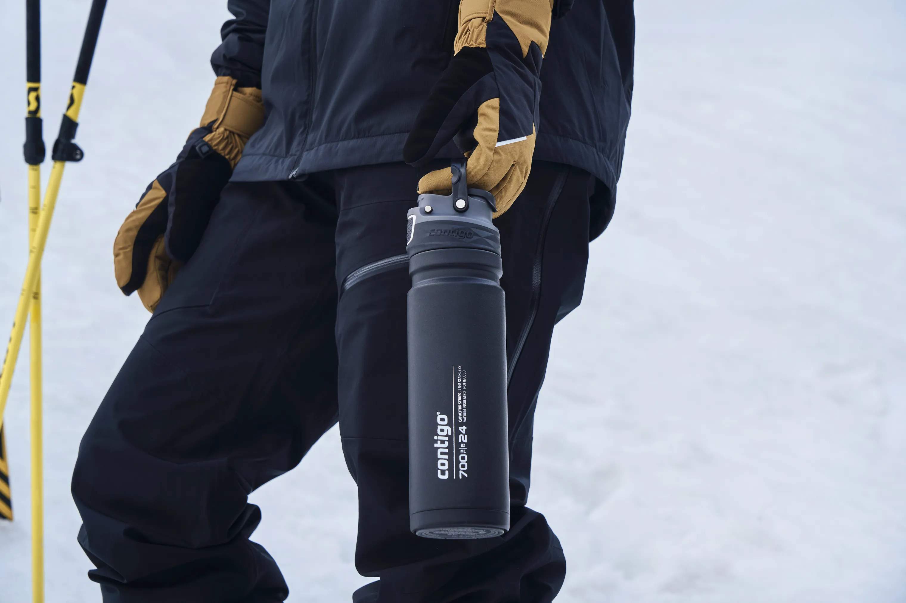 Contigo Drikkedunke Free Flow Termo Drikkedunk i Licorice, 2