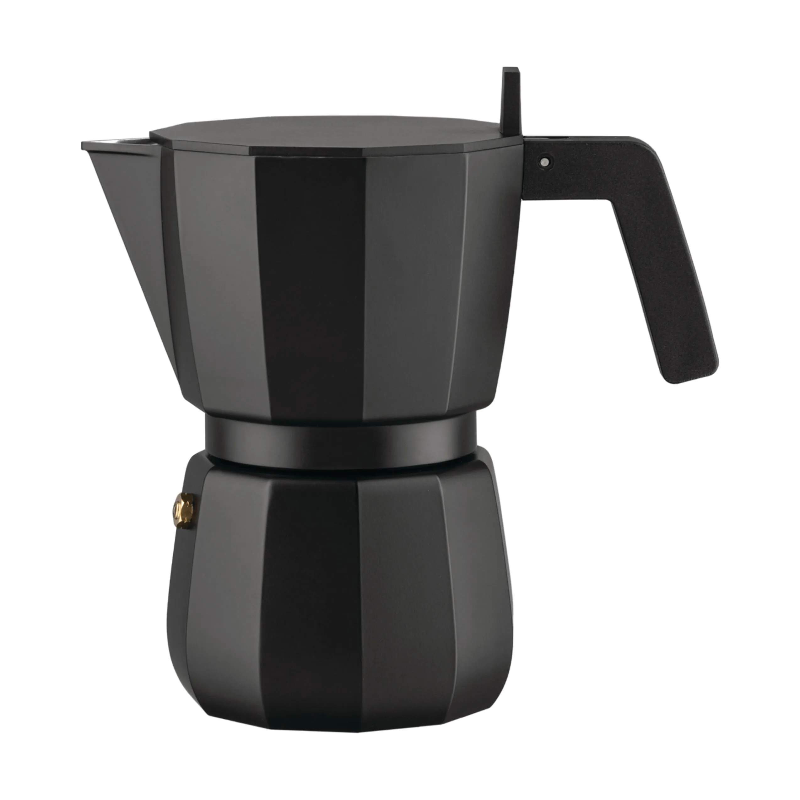 Alessi Espressokander Moka Espressokande i Sort, 30 cl, 1