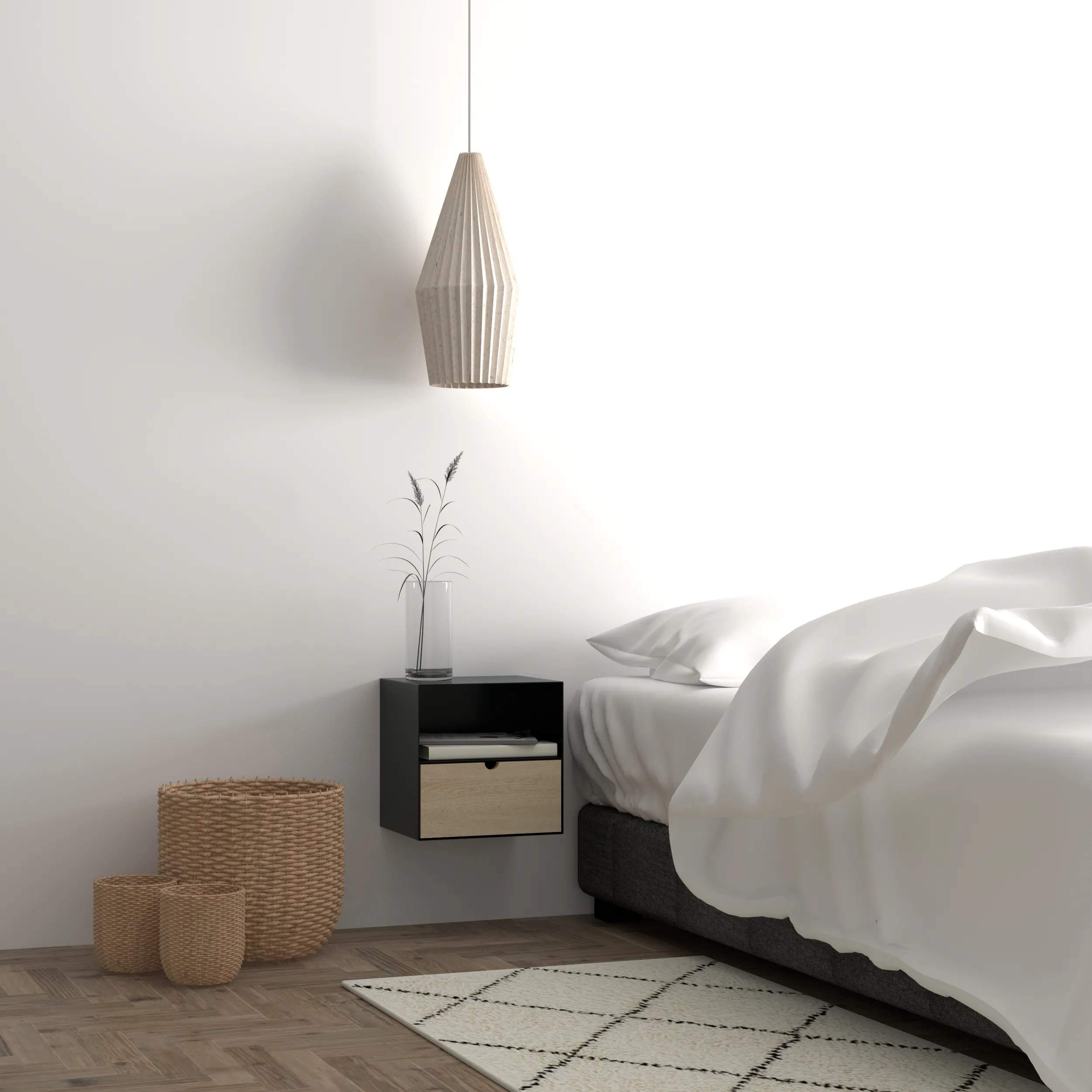 CASA Living Sengeborde Joliet Natbord i Natur, 2