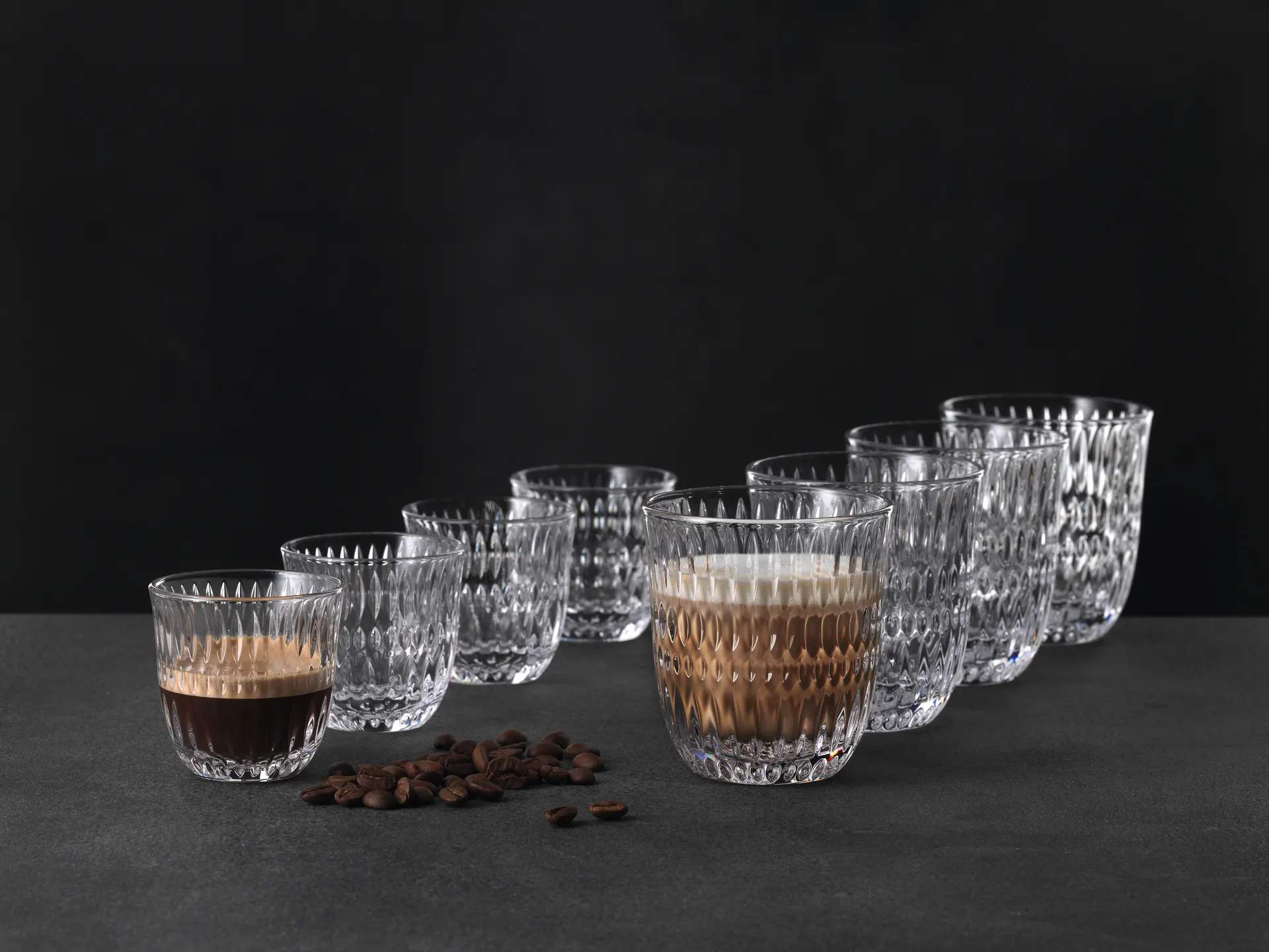 Nachtmann Termoglas Ethno Barista Sæt 8-dele i Klar, 2