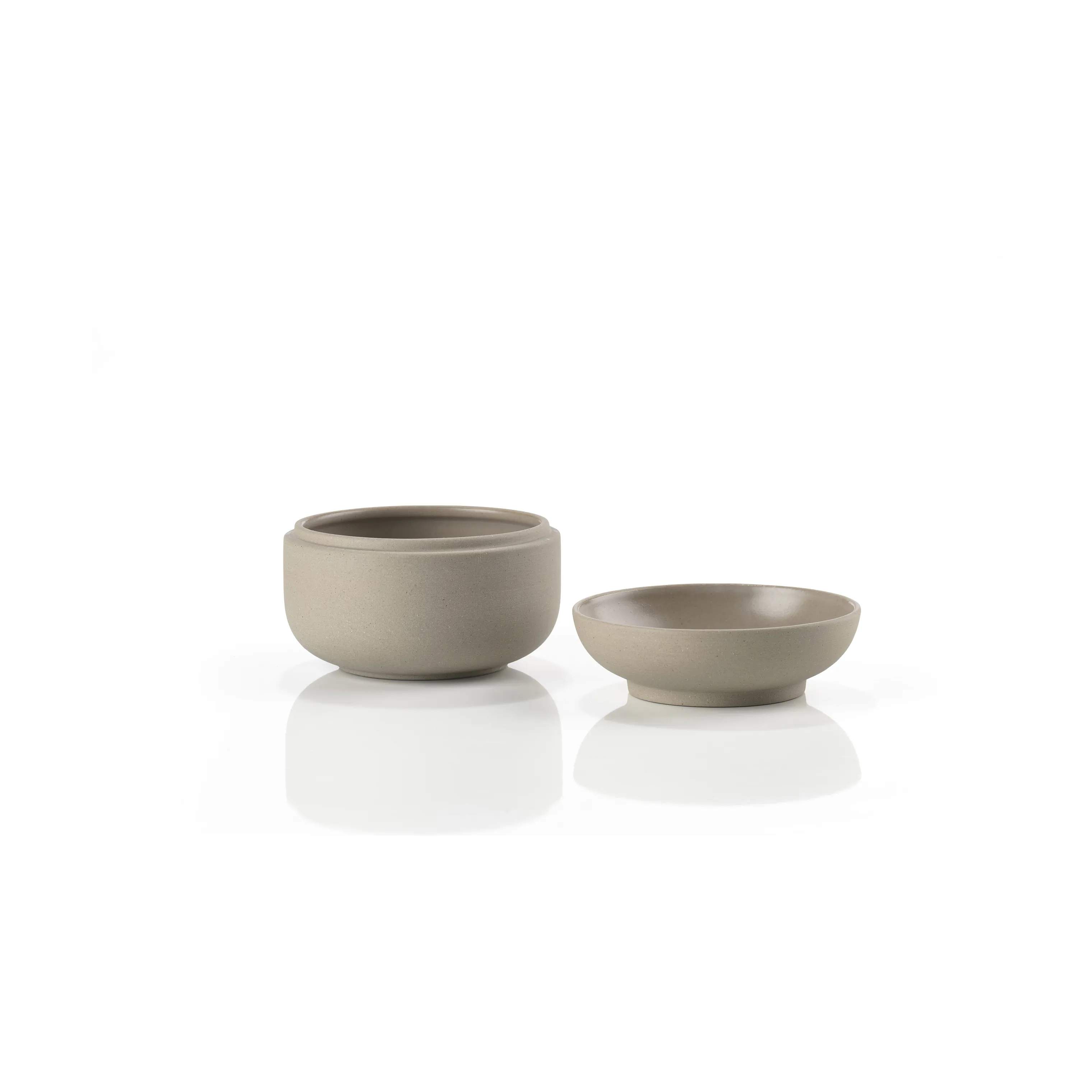 Zone Øvrig personlig pleje Sensu Krukke med låg i Taupe, 7,5 cm, 5