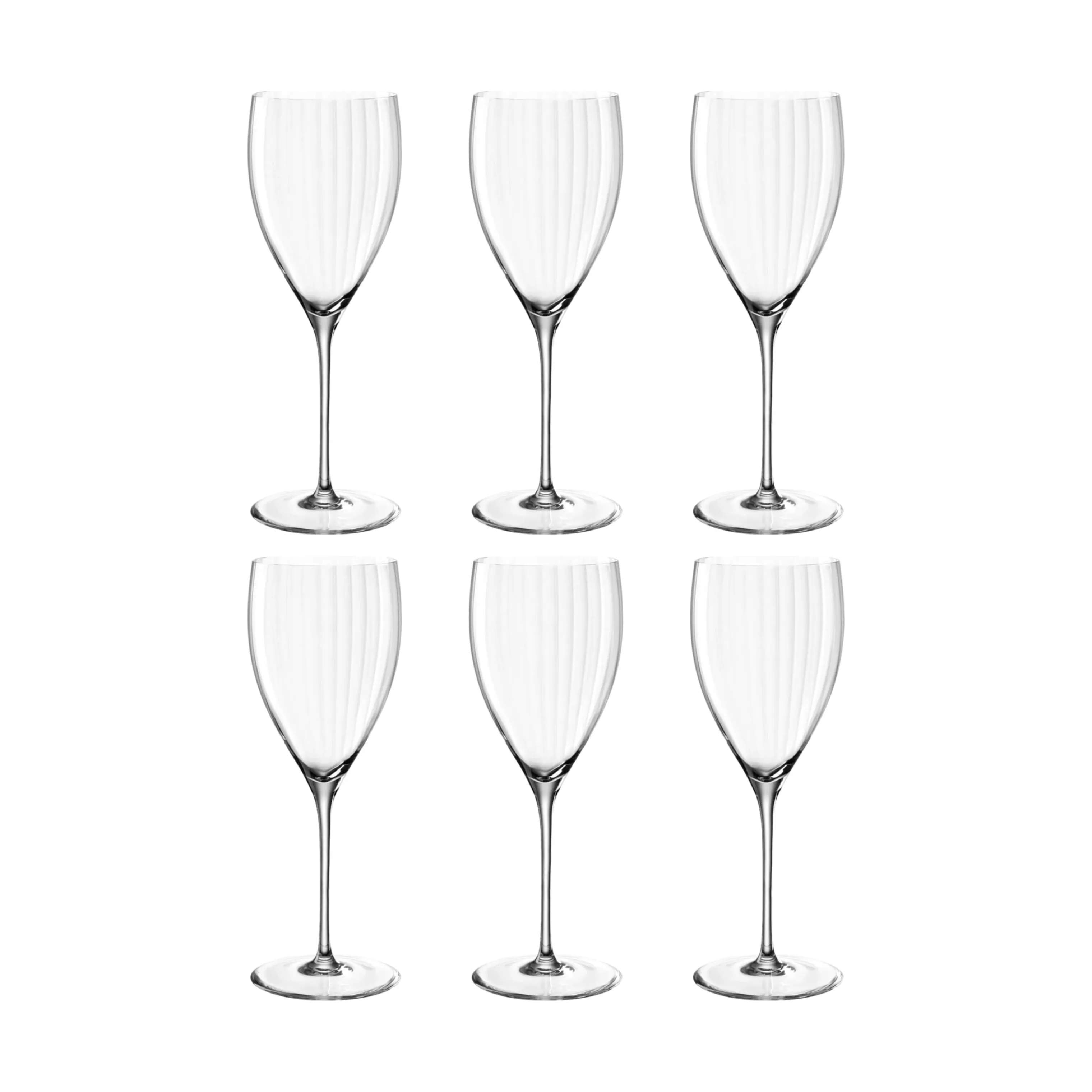 Leonardo Hvidvinsglas Poesia Hvidvinsglas - 6 stk. i 35 cl, 1