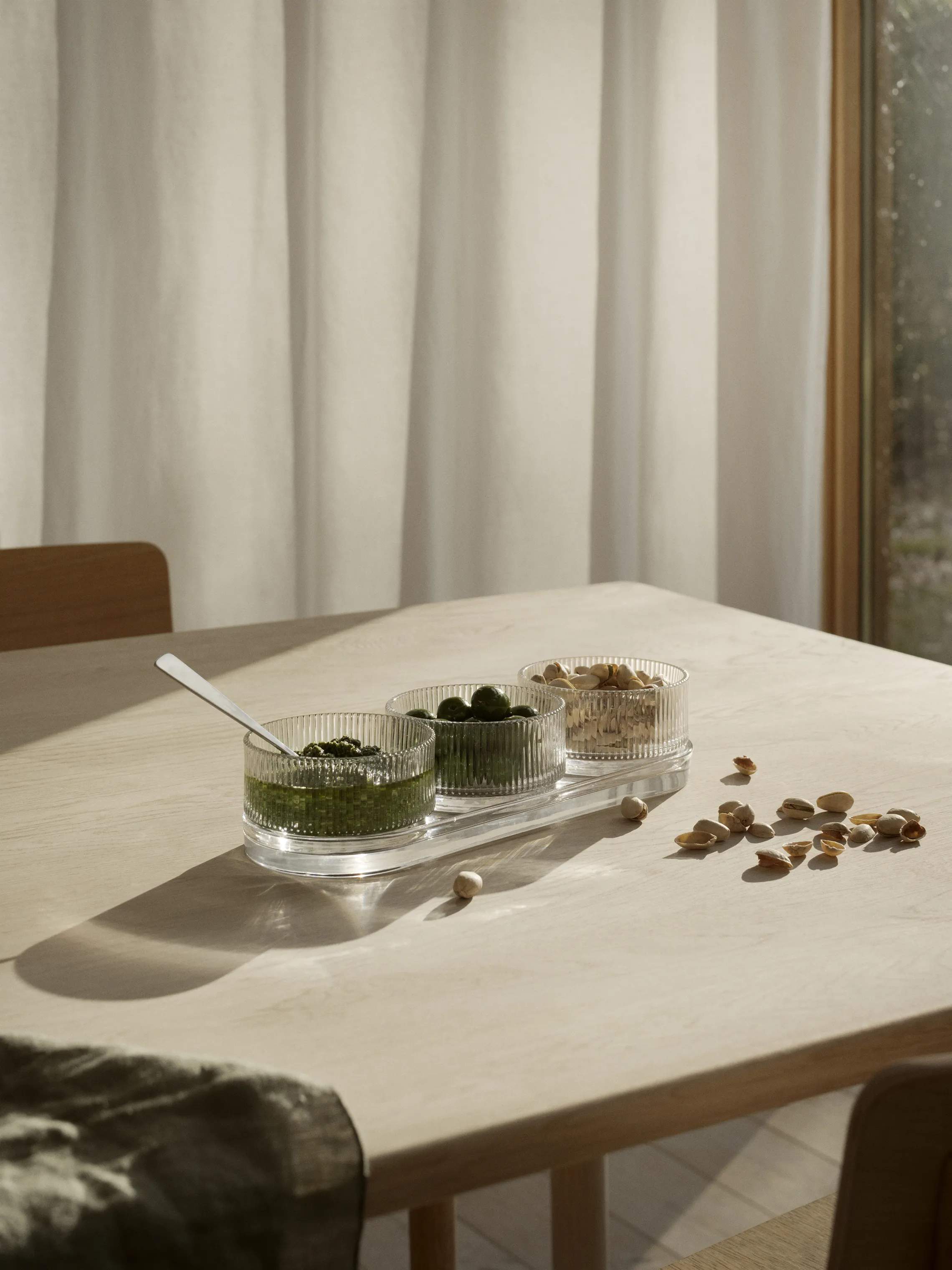 Stelton Serveringsskåle Pilastro Tapassæt i klar, 2