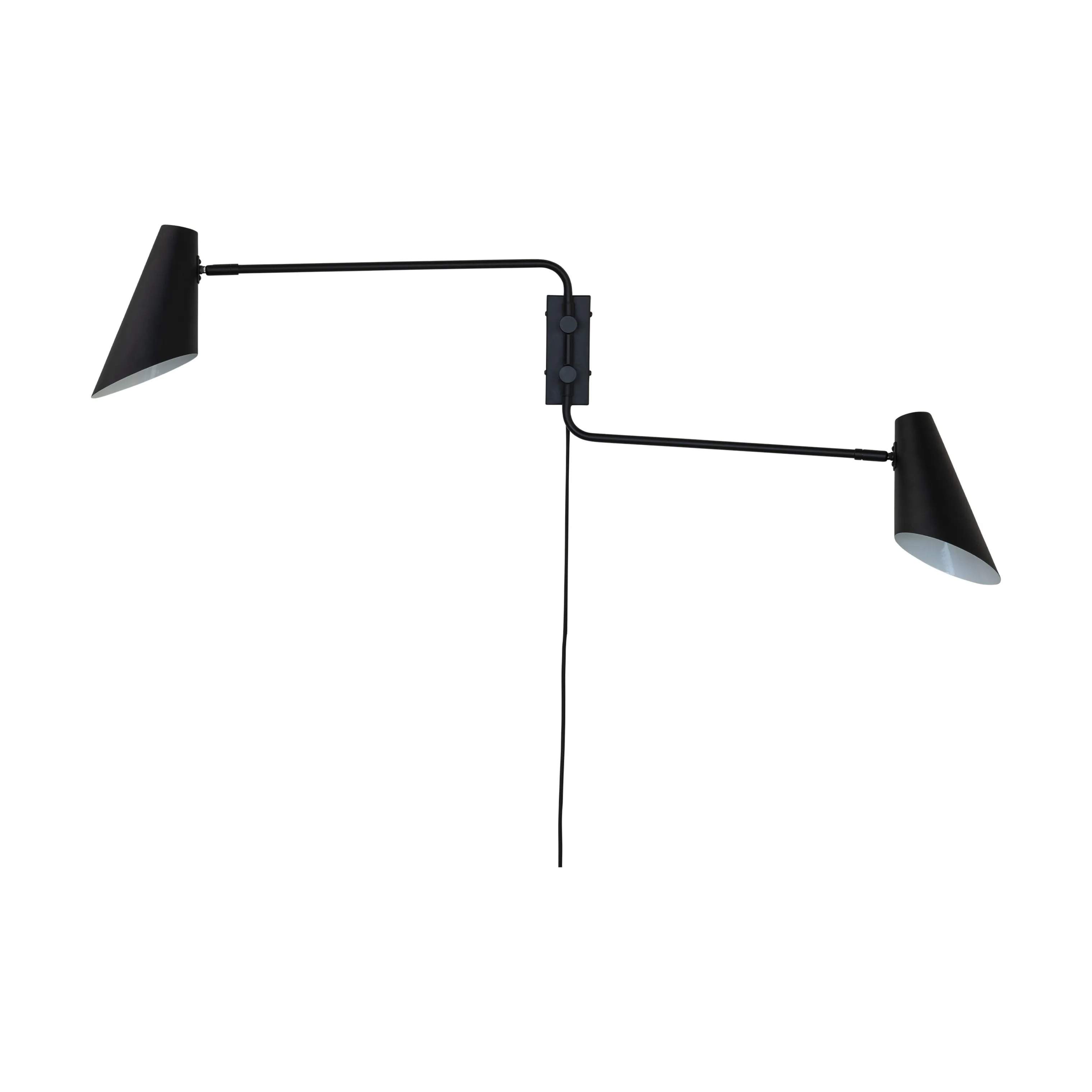 Dyberg Larsen Væglamper Cale Væglampe i Sort, 1