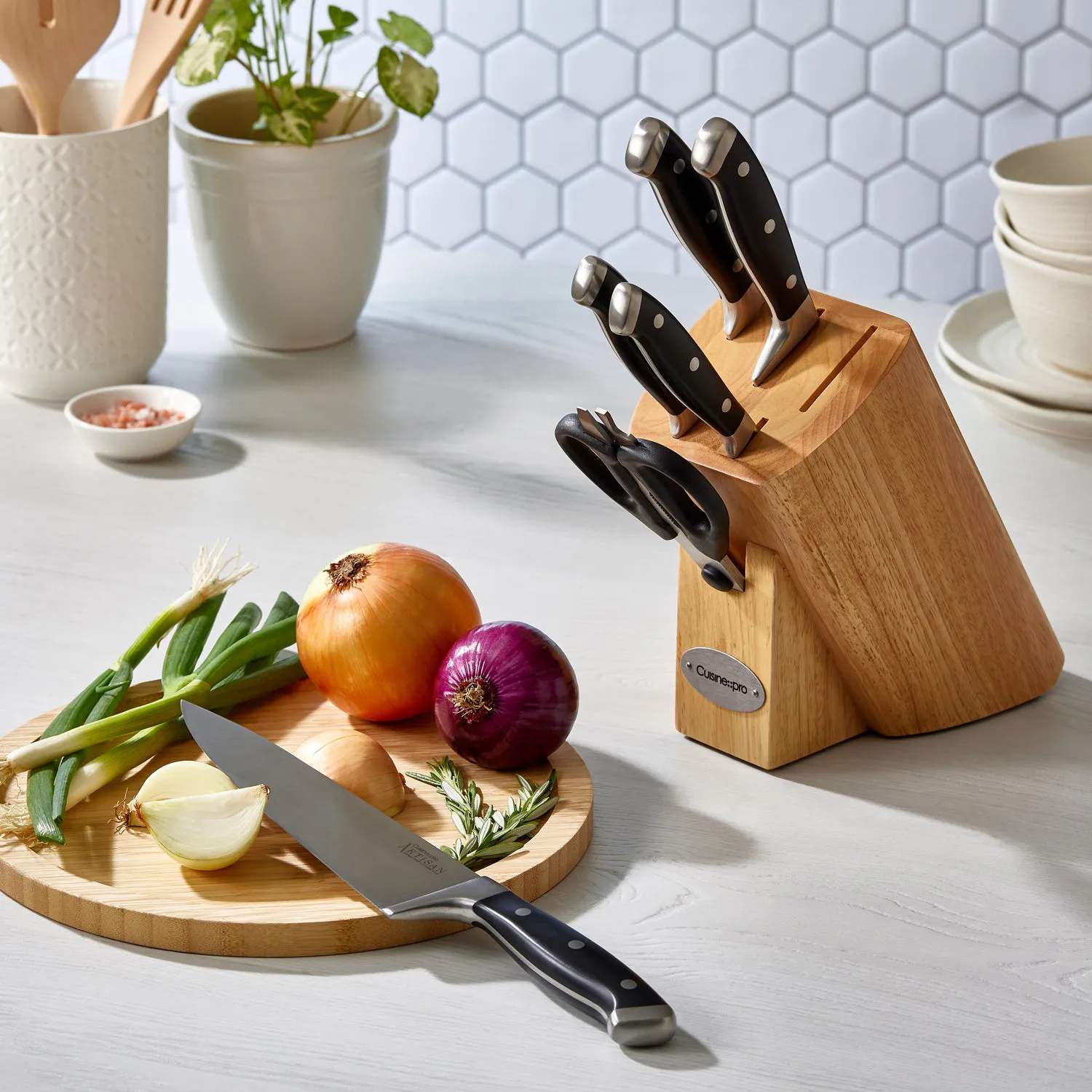 THE CUSTOM CHEF™ Knivblokke med knive Cuisine::pro®
Artisan™ Cuisine::pro Artisan™ Licht Knivblok - 7 dele i Brun, 2