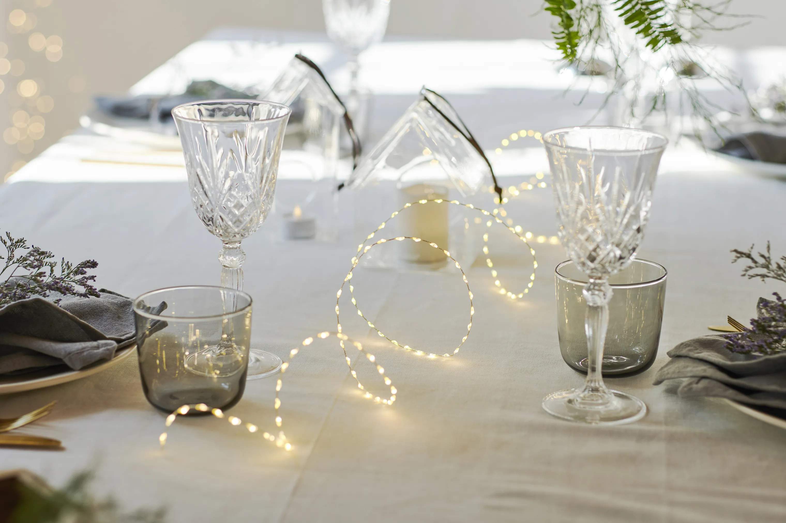 Sirius Lyskæder Kiki LED Lyskæde i Warm white/Silver, 1,9 meter, 3