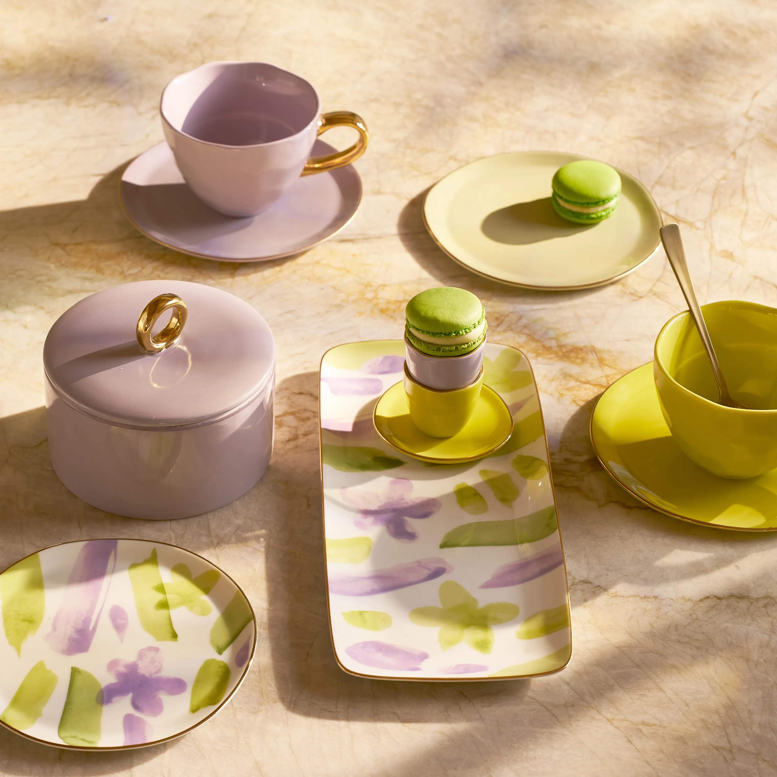 Urban Nature Culture Frokosttallerkener Good Morning Tallerken i Lime, 2
