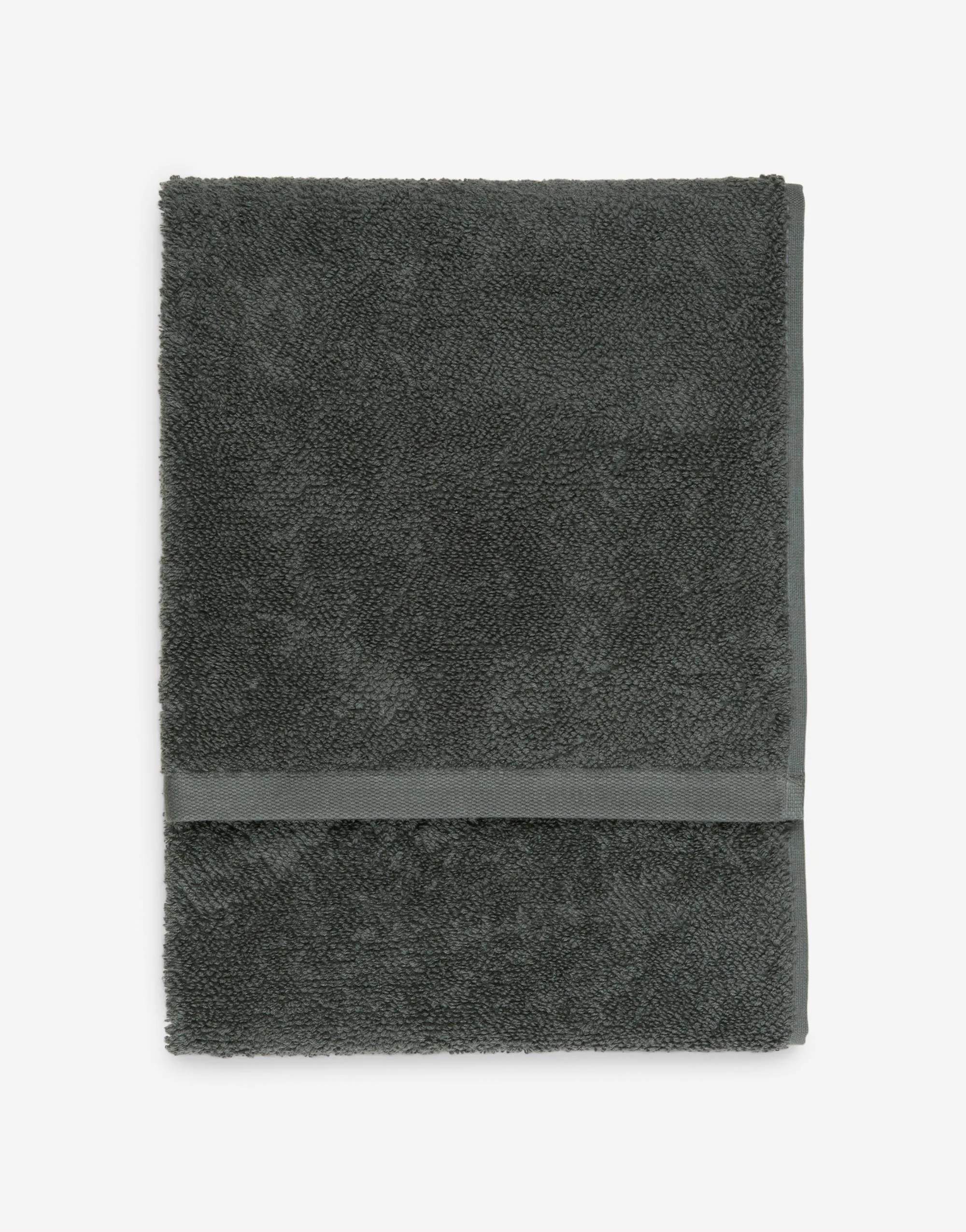 Marc O'Polo Håndklæder Timeless Håndklæde i Anthracite, B70 x L140 cm, 3
