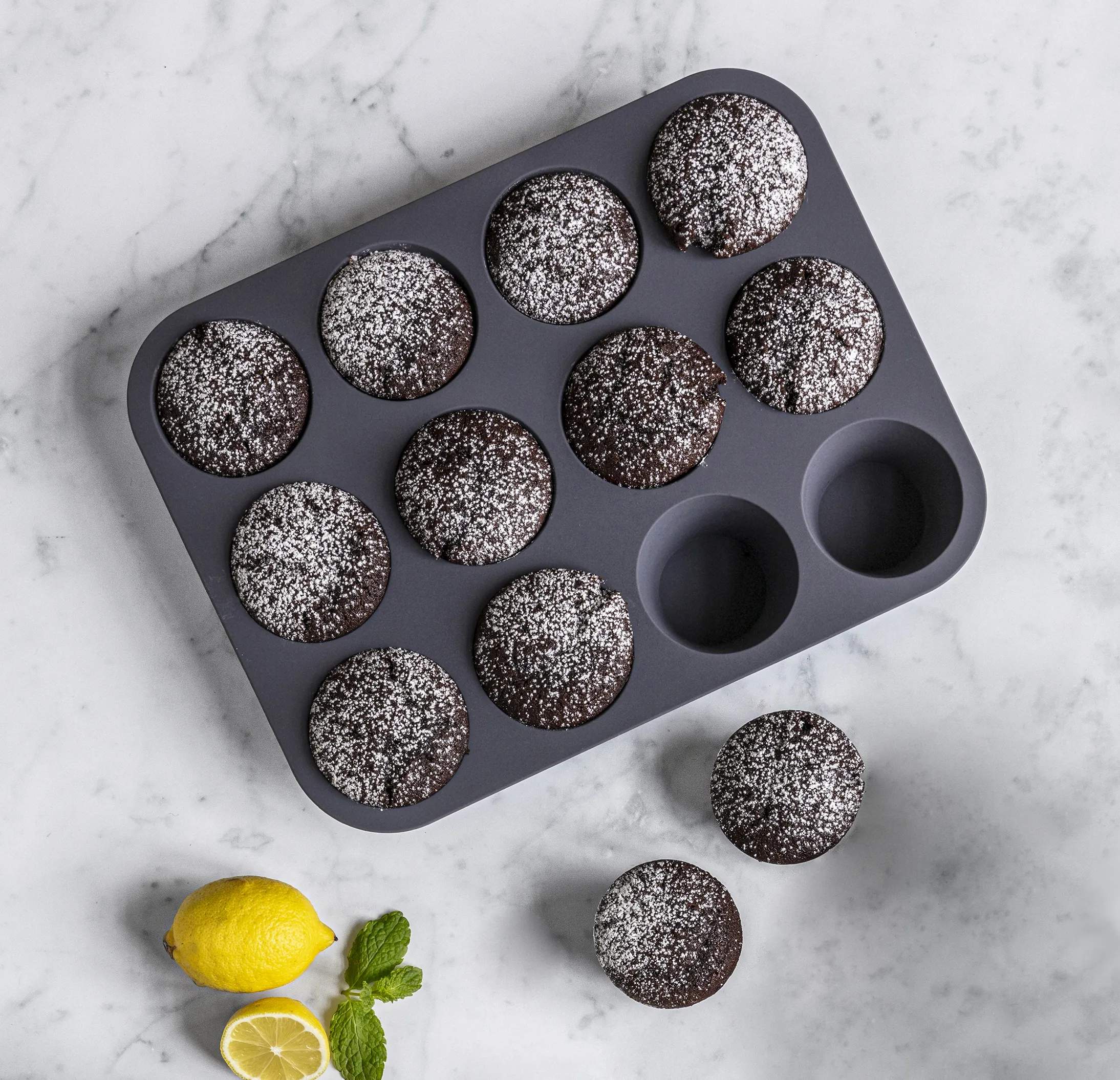 Cook & Baker Muffinforme Premium Muffinform i Grey, 2