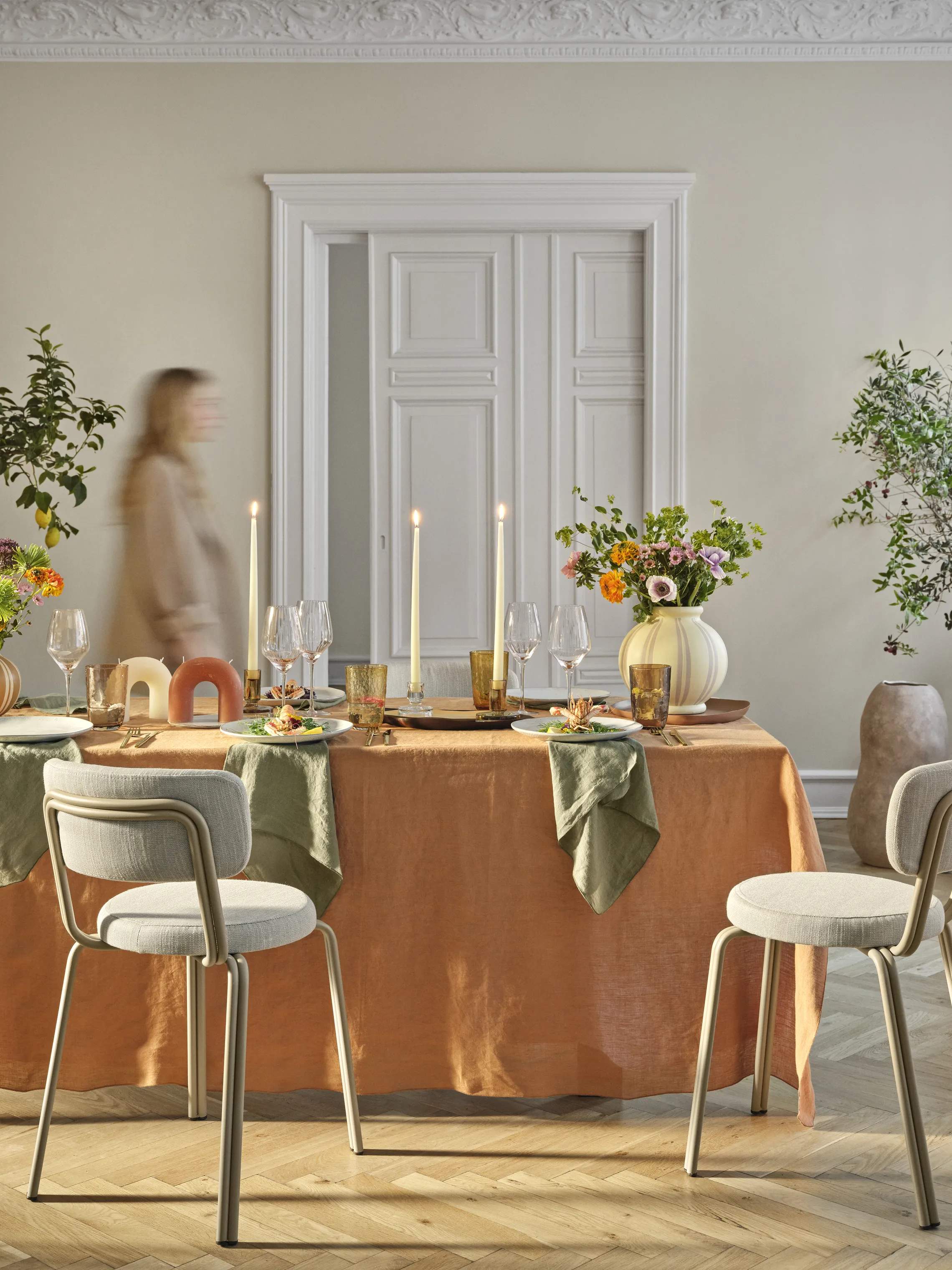 Broste Copenhagen Stofservietter Gracie Stofserviet i Indian Tan, 2