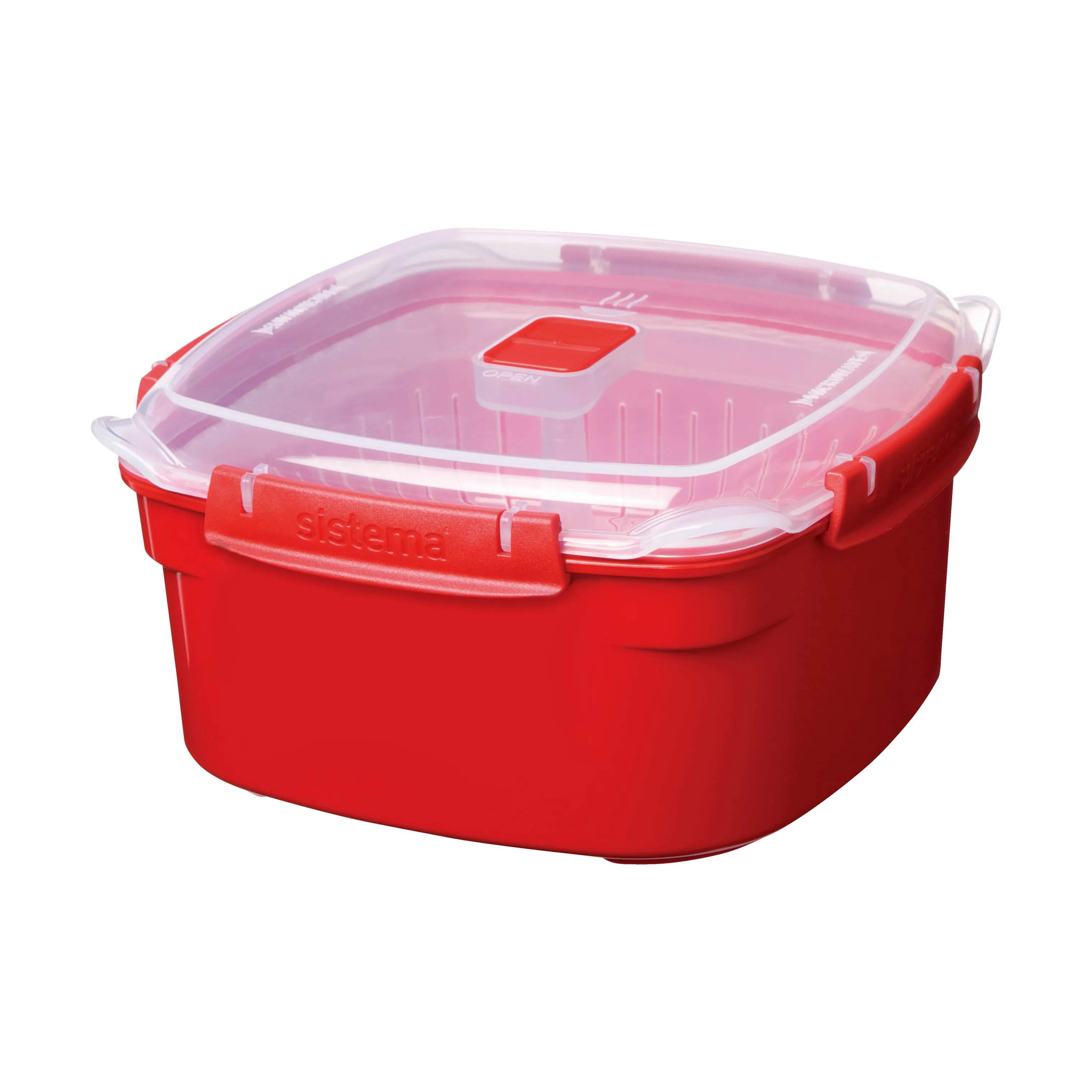 Sistema Øvrigt køkkengrej Medium Microwave Steamer i Rød, 2
