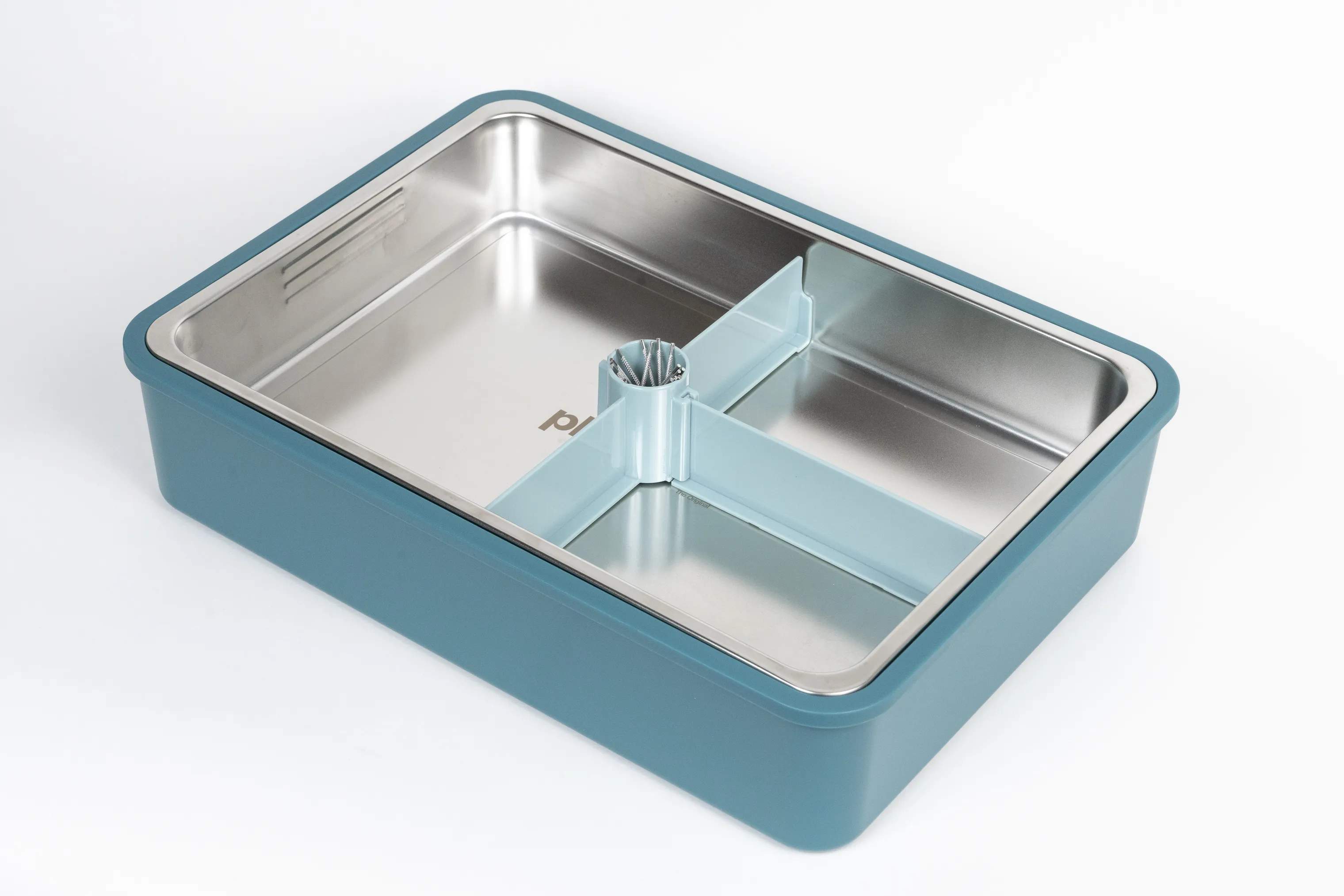 Platterbox Opbevaringsbokse Snack Box Tilbehørssæt - 21 dele i Blågrøn, 2
