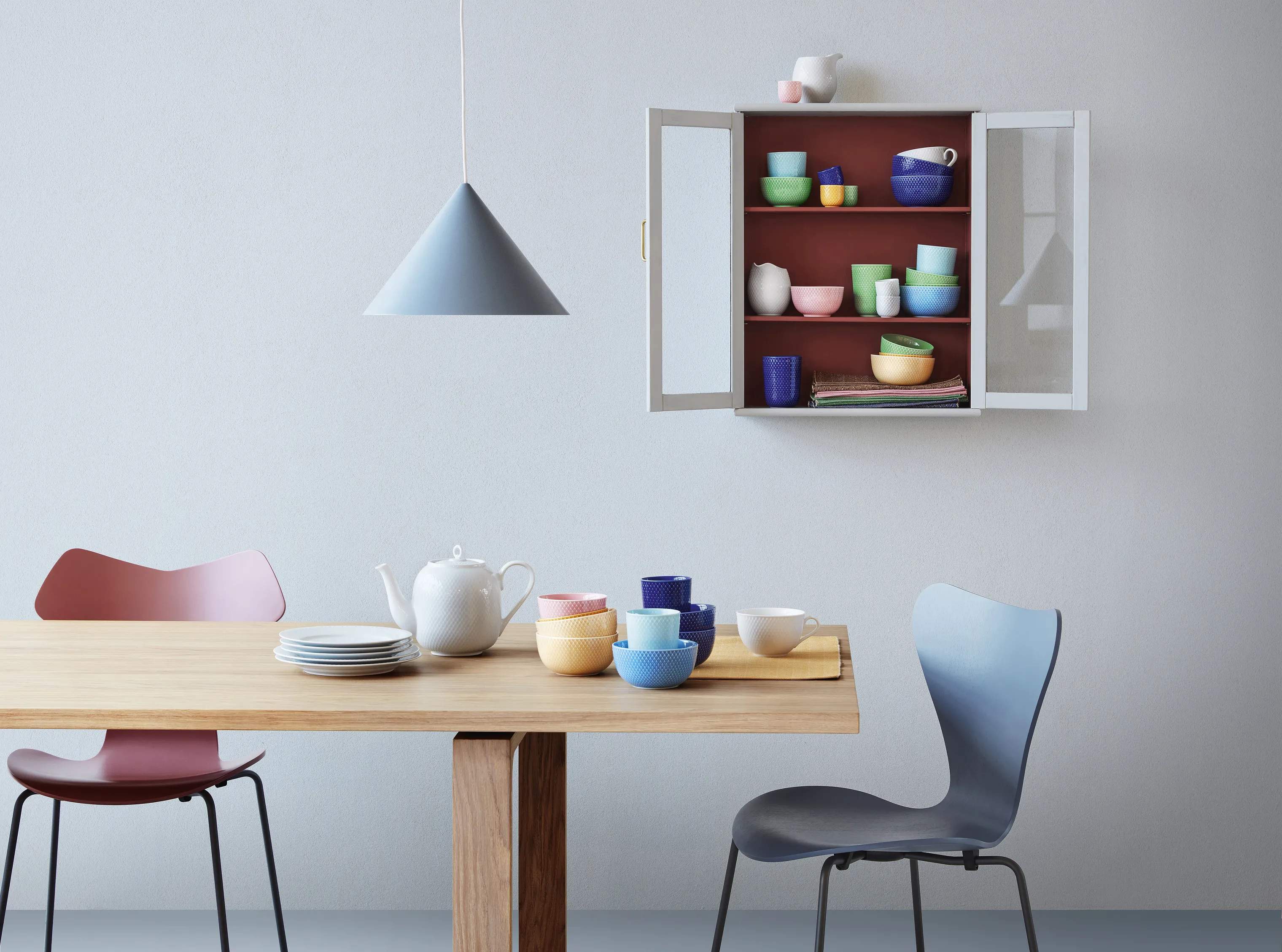 Lyngby Porcelæn Krus og kopper uden hank Rhombe Color Krus i Mørkeblå, 2