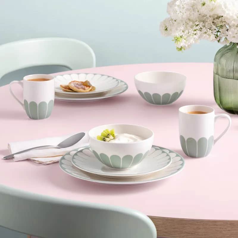 Villeroy & Boch Krus og kopper med hank Fleur Vert Krus i white;green, 3