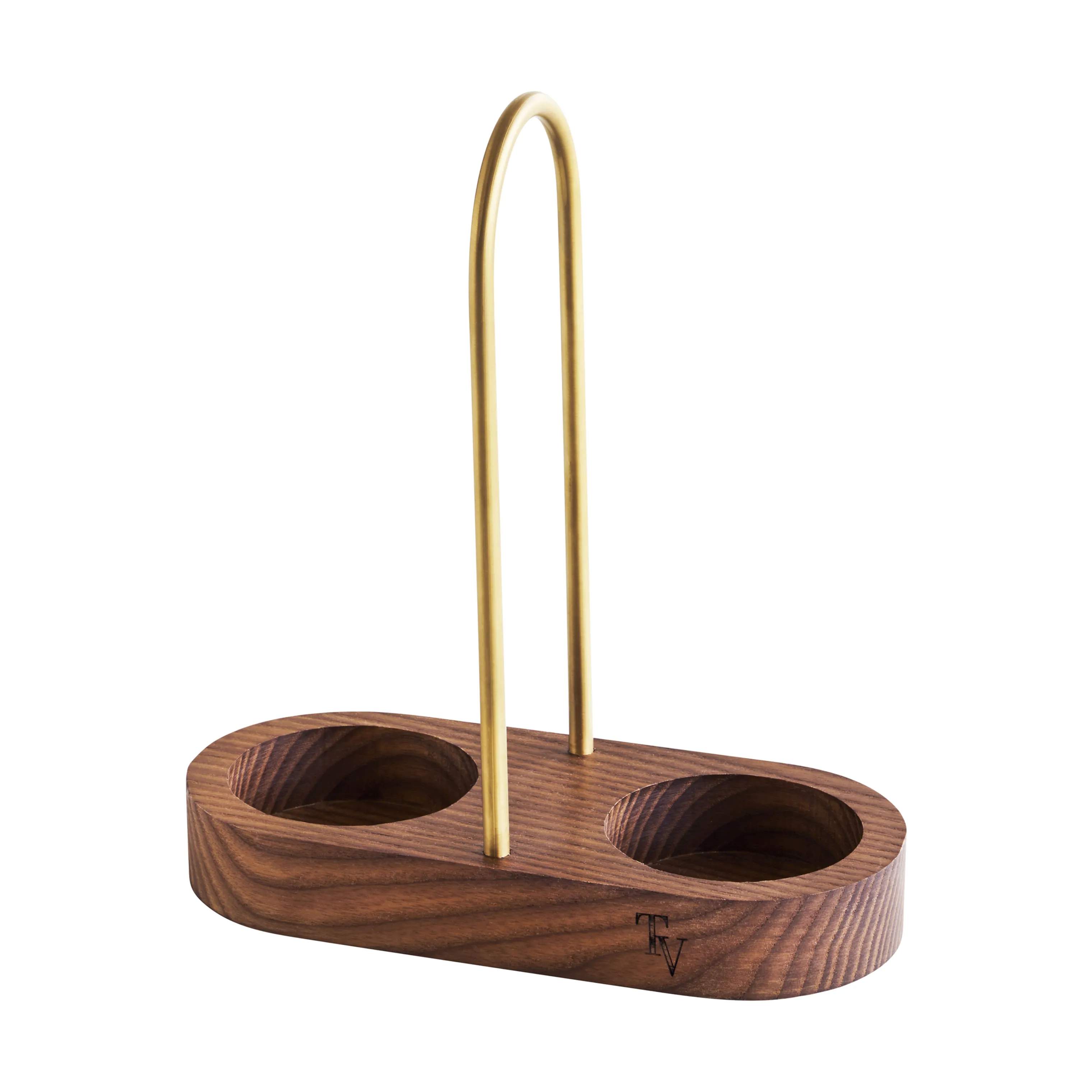 Timm Vladimir Kitchen Kværnholdere Holder til Salt- og pebersæt i træ, 1