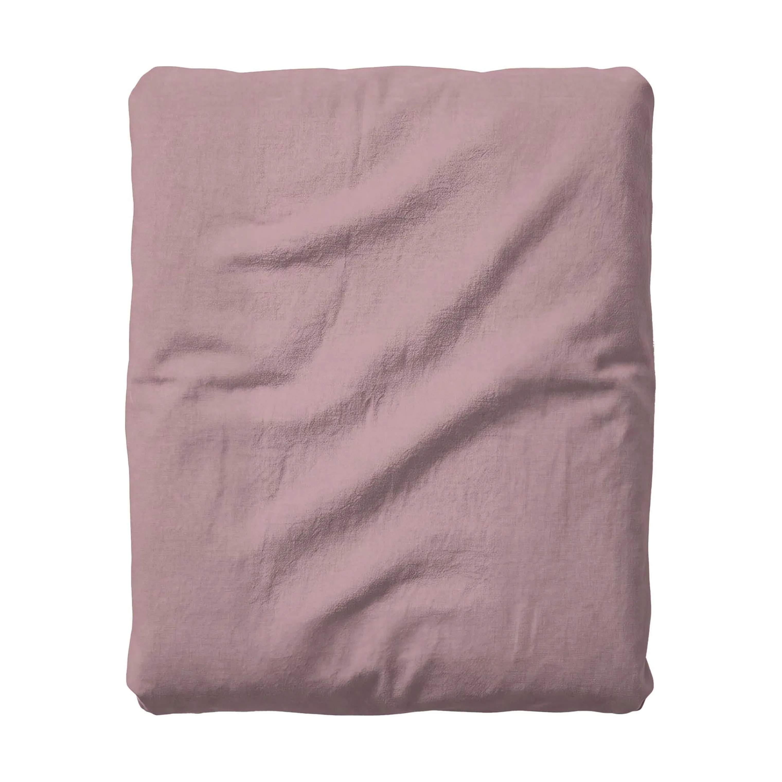 Essenza Lagner Fine Organic Jersey Boxlagen i Woodrose, B200 x L220 cm, 1