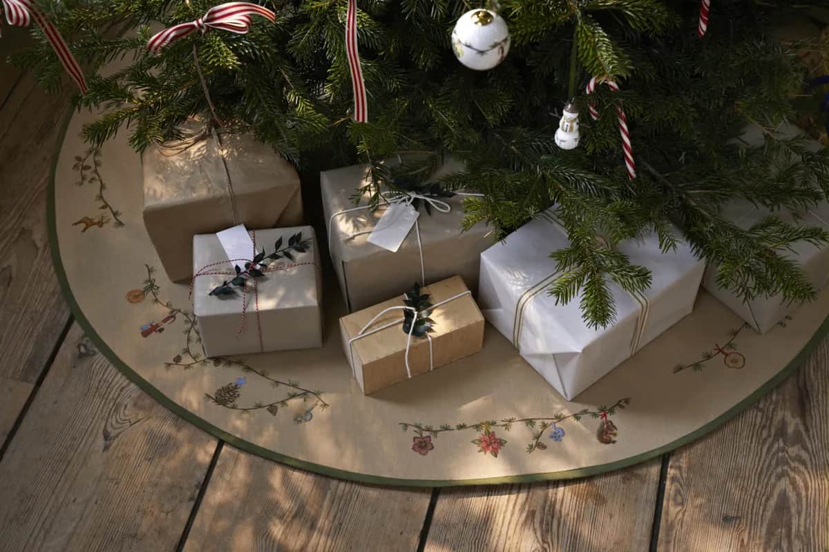 Kähler Juletræstæpper Hammershøi Juletræstæppe i Sand, 3