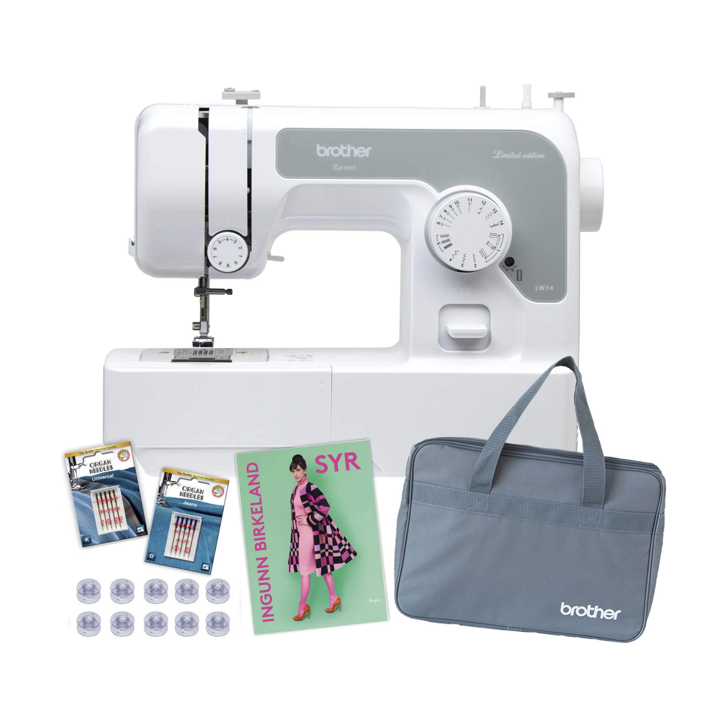 Brother Symaskiner LW14 Symaskine - Limited edition i hvid, 1