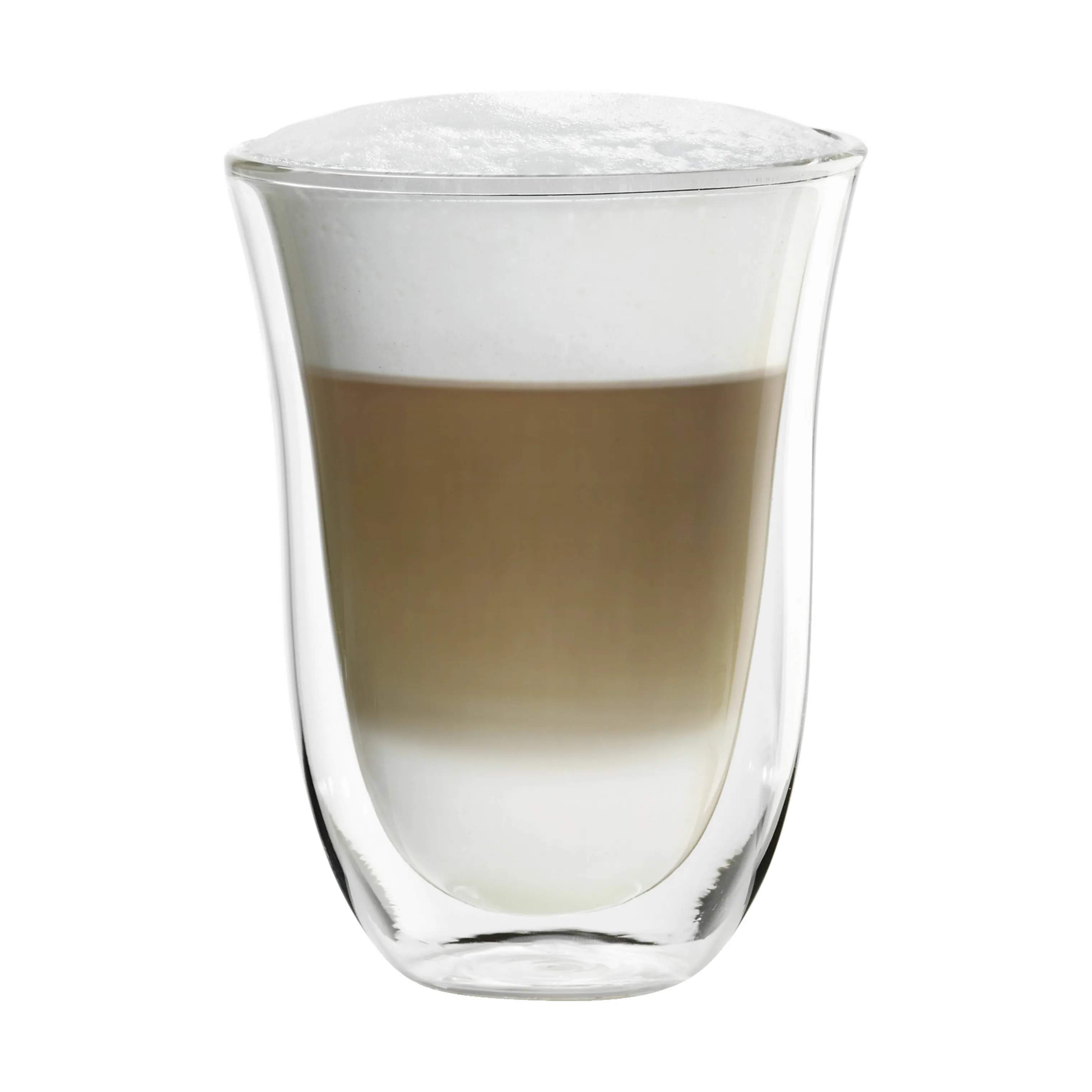 DeLonghi Termoglas Latte Macchiatoglas - 2 stk. i Klar, 33 cl, 2