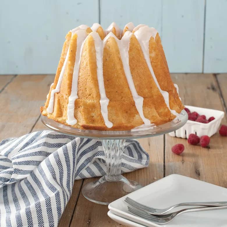Nordic Ware Øvrige bageforme Kugelhopf Bundt Kageform i Sølvfarvet, 2