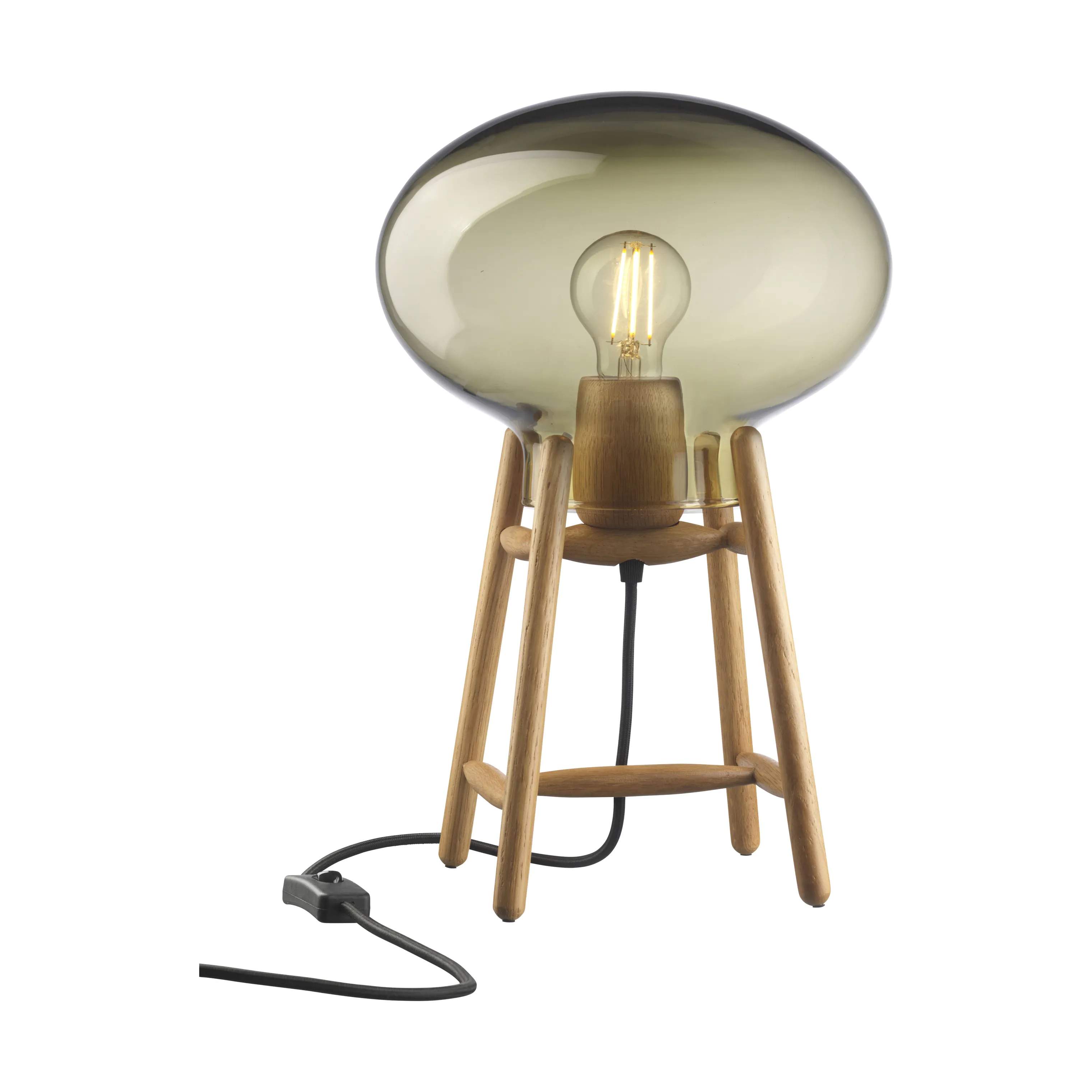 U4 Hiti Bordlampe, natur/røg, large