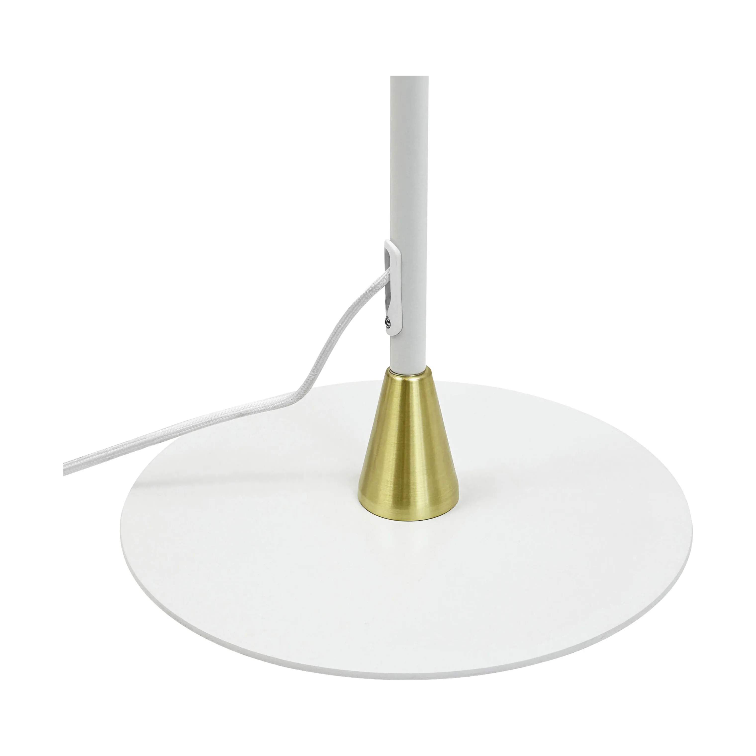 Dyberg Larsen Gulvlamper Lilje Gulvlampe i Hvid/Messing, 5