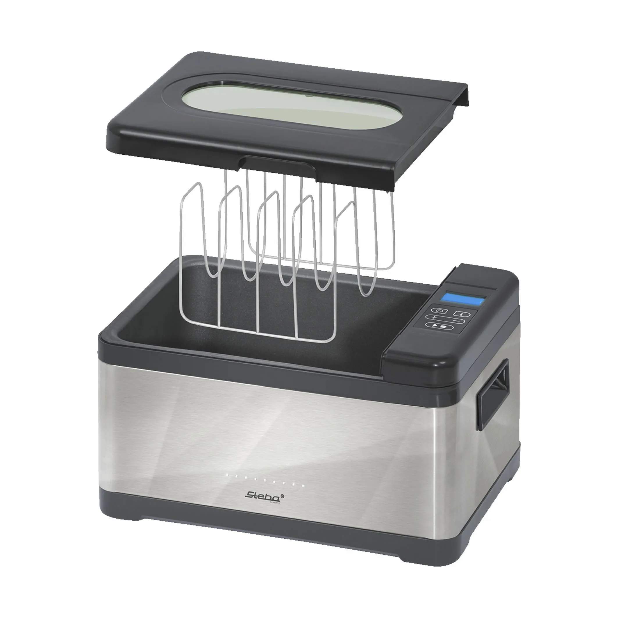 Steba Sous vide kar og tilbehør Sous Vide Maskine STSV2 i Sølv/Sort, 2
