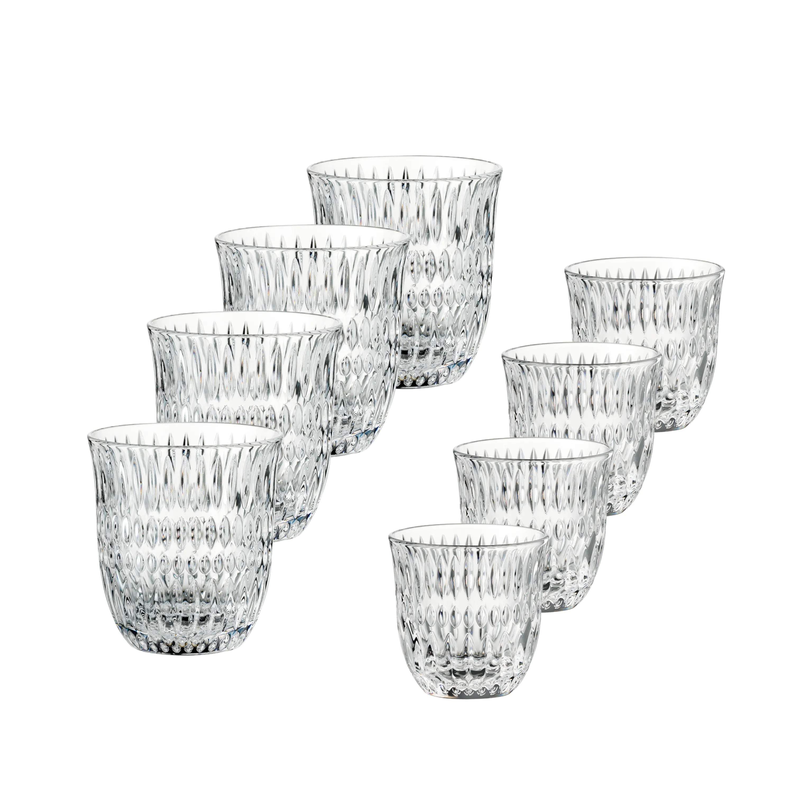 Nachtmann Termoglas Ethno Barista Sæt 8-dele i Klar, 1