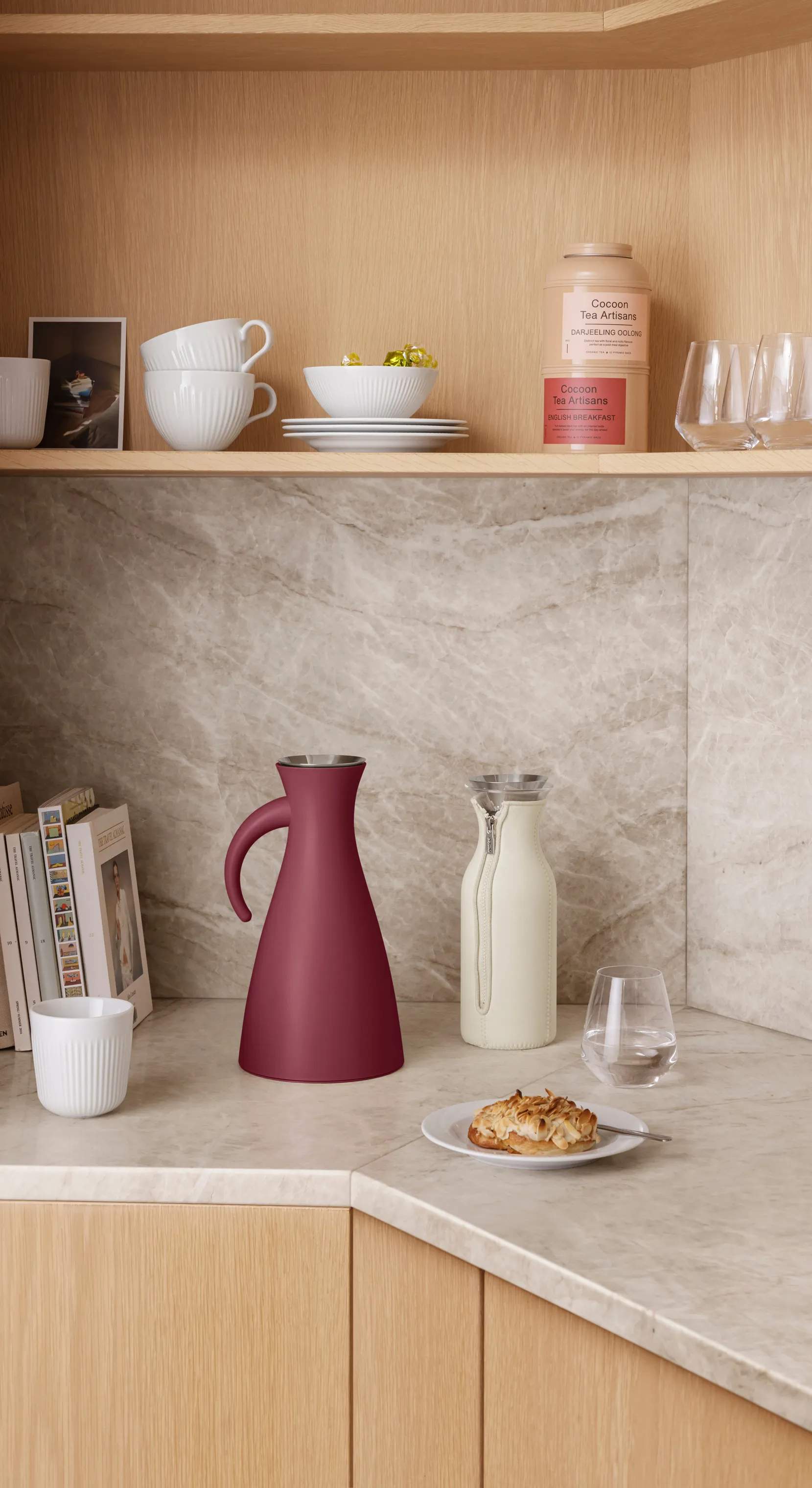 Eva Solo Termokander Termokande i Ruby, 1 L, 5