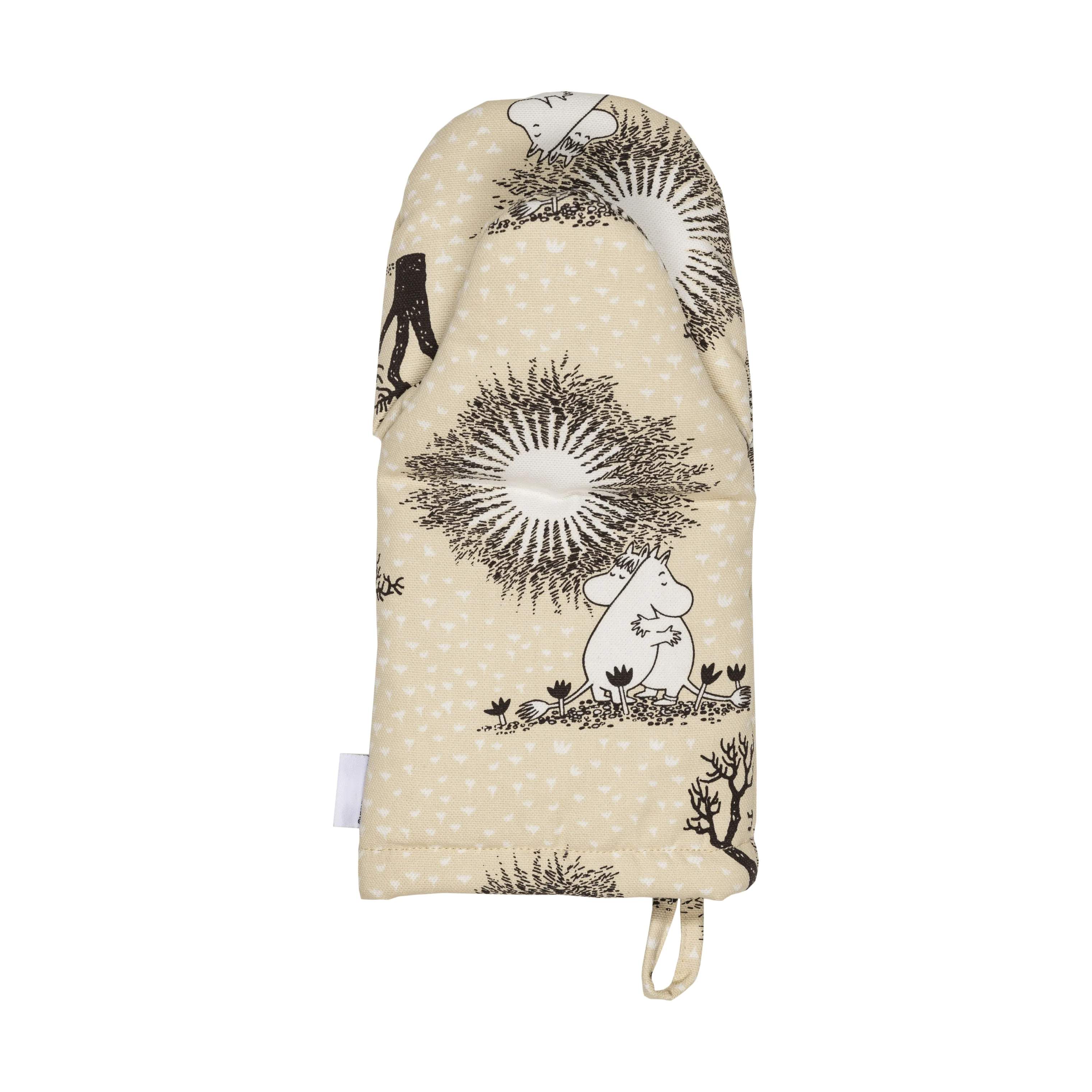 Moomin Arabia Grydelapper Kærlighed beige Love Beige Ovnhandske i /Beige, 1