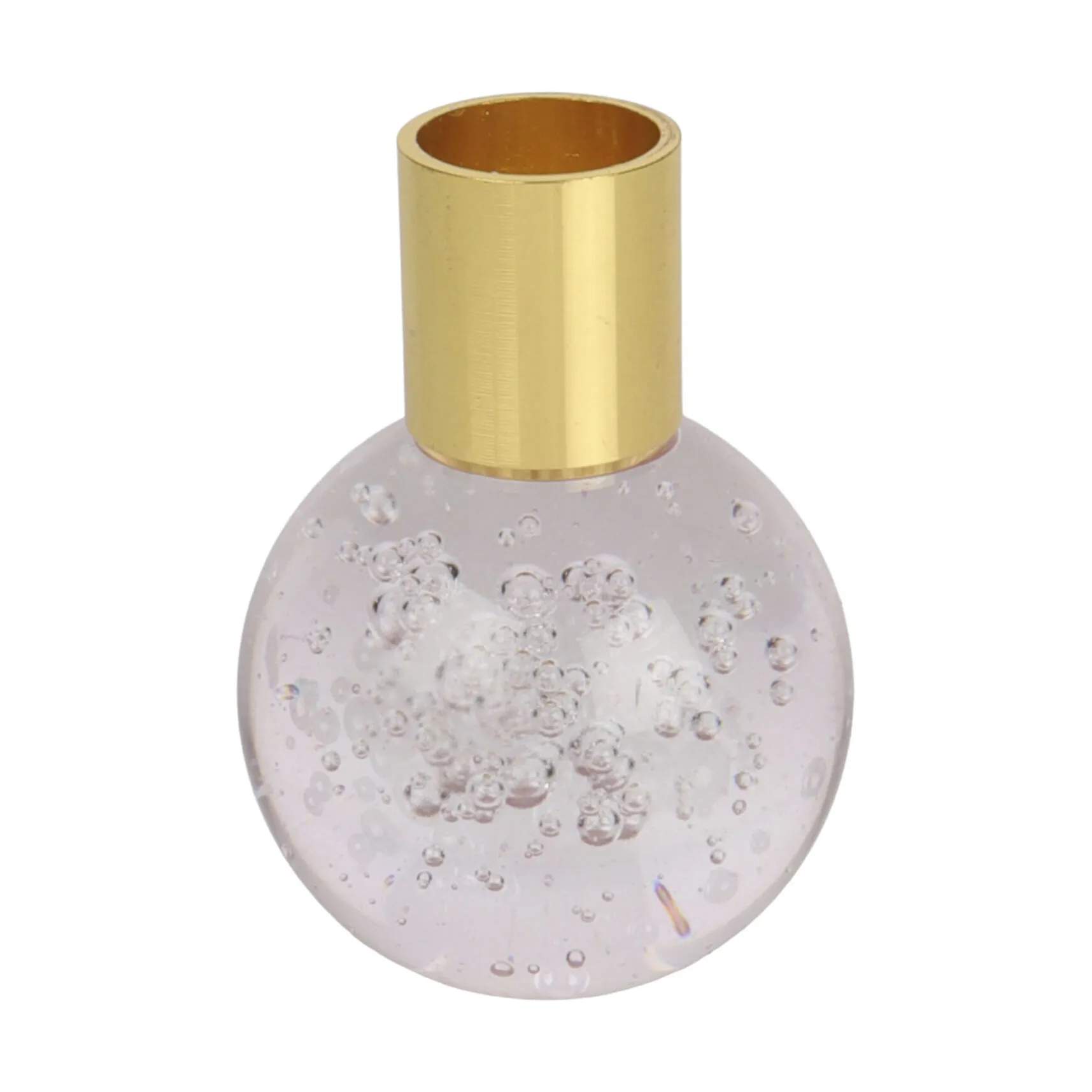 CASA Living Kronelysestage Glaslysestage i Lyserød, 1