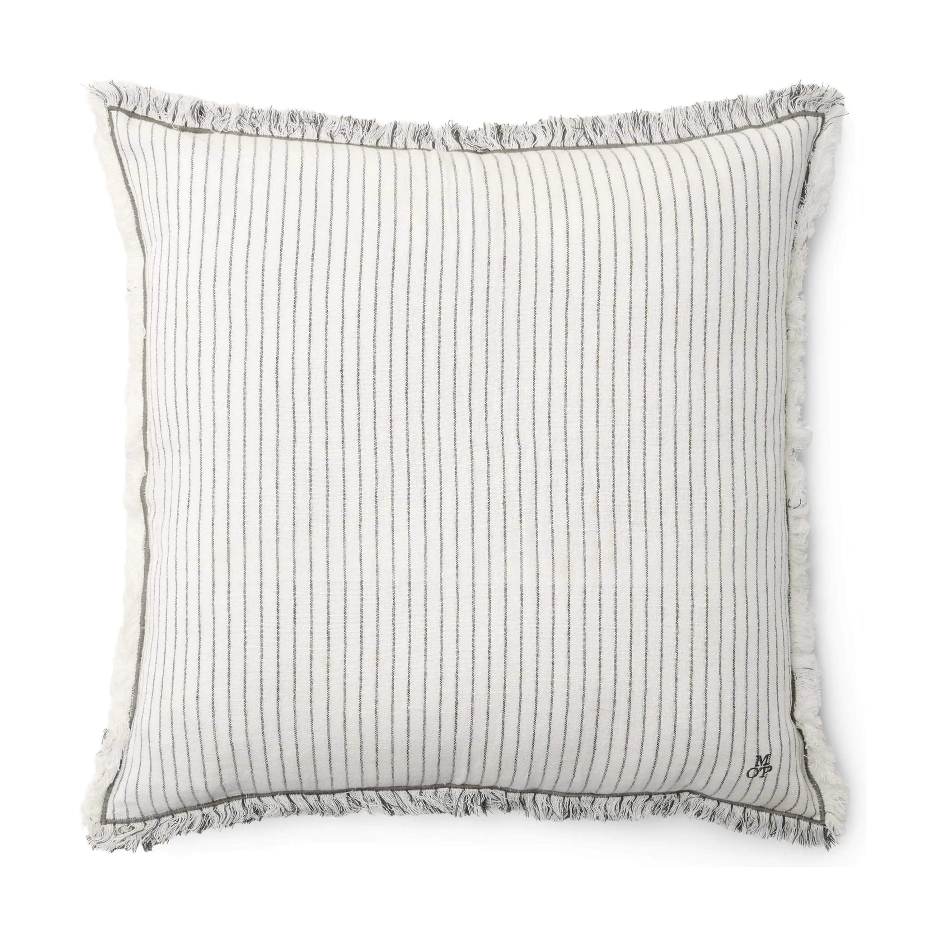 Marc O'Polo Pyntepuder Fine Stripe Pyntepude i Anthracite, B50 x L50 cm, 4