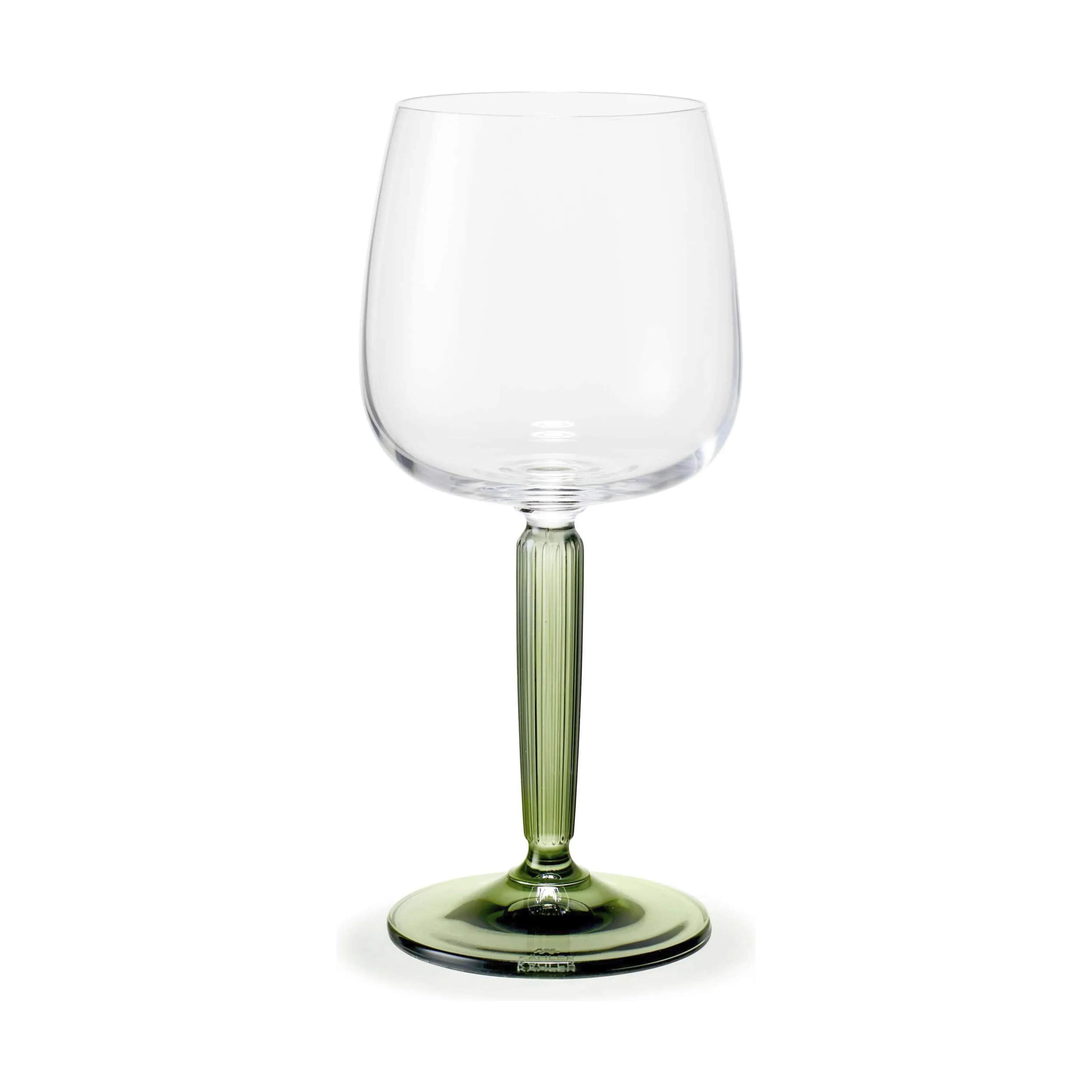 Kähler Hvidvinsglas Hammershøi Hvidvinsglas - 2 stk. i Grøn, 4