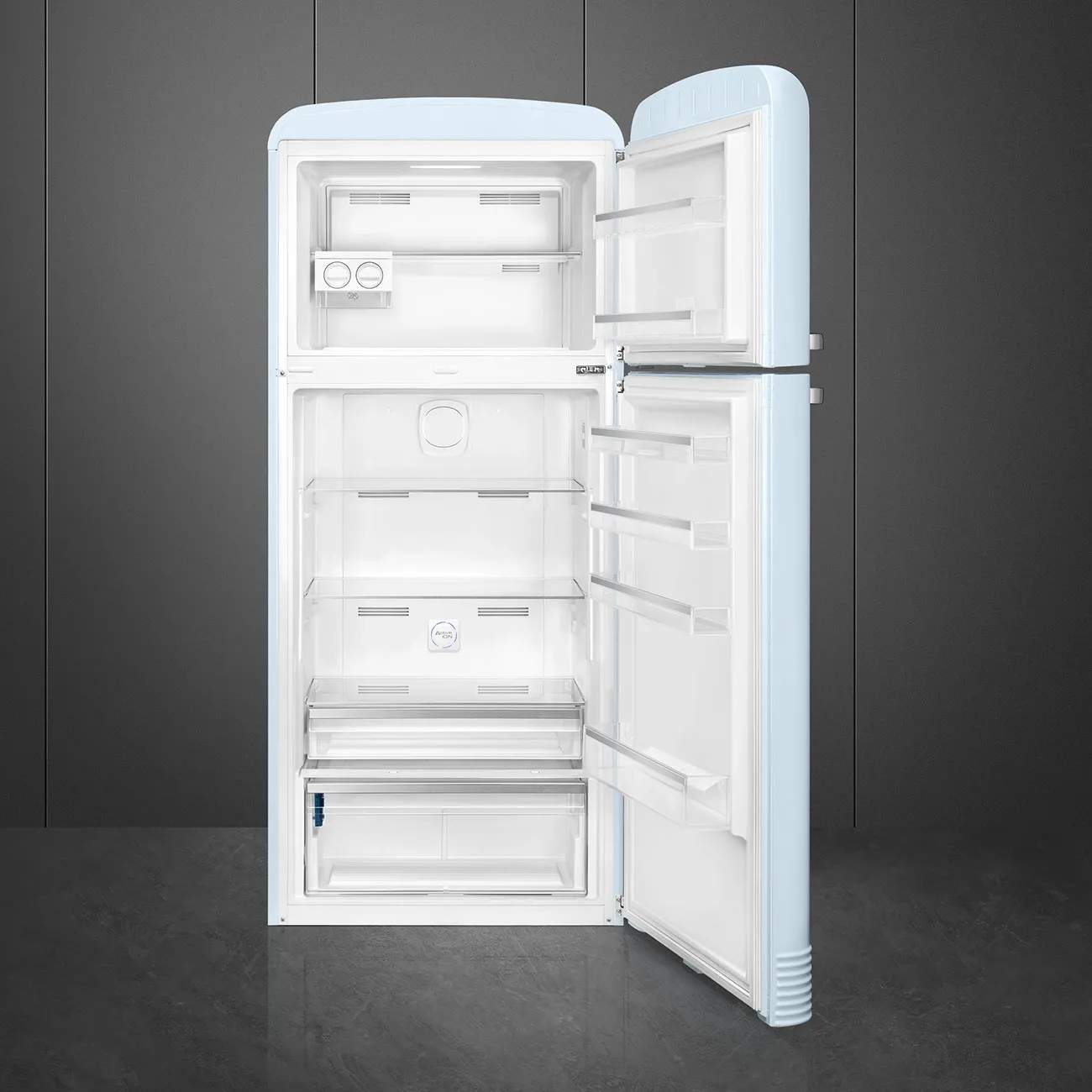 Smeg Køleskabe 50's Style Kølefryseskab i Pastelblå, 2