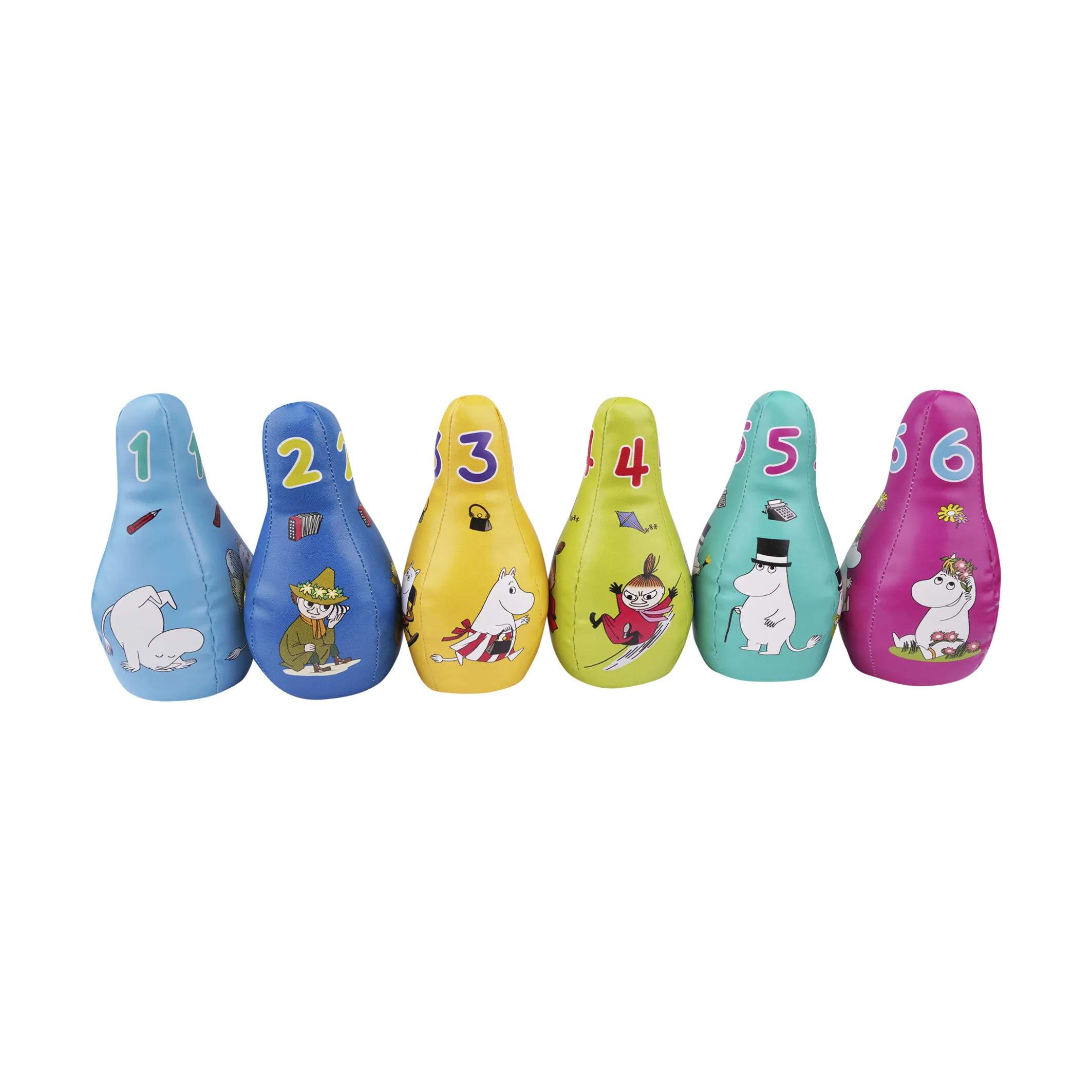 Barbo Toys Spil Moomin Bowlingsæt i Multifarvet, 4