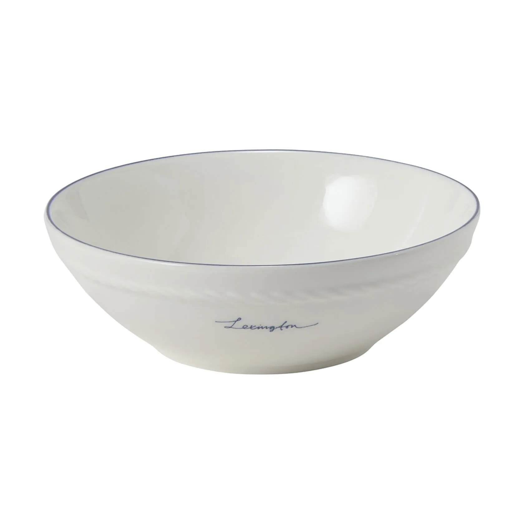 Lexington Skåle Skål - 4 stk. i White/Dark Blue, 2