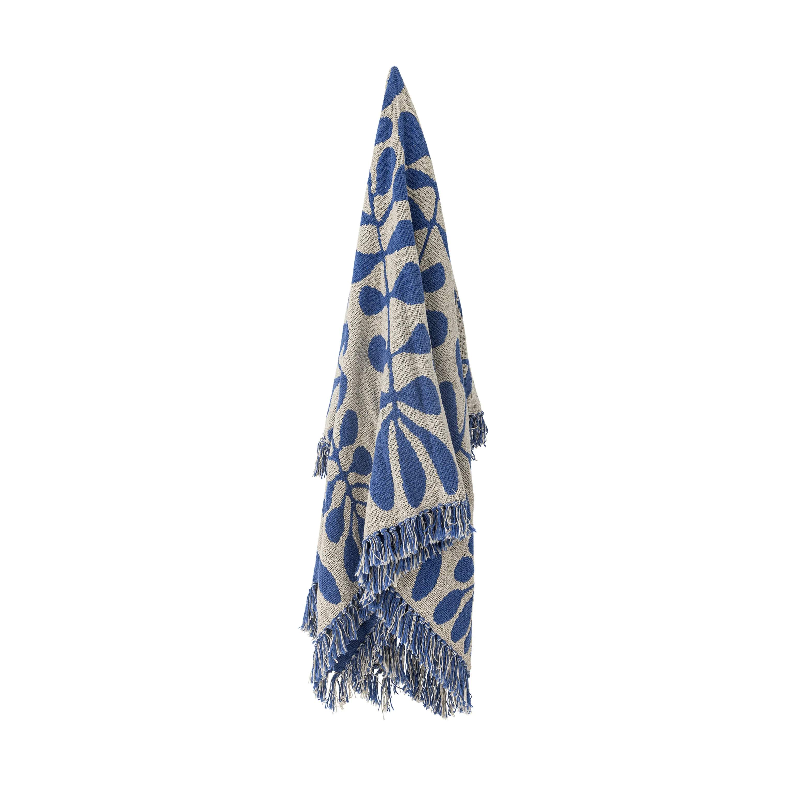 Bloomingville Plaider Nevine Plaid i Blå, 3