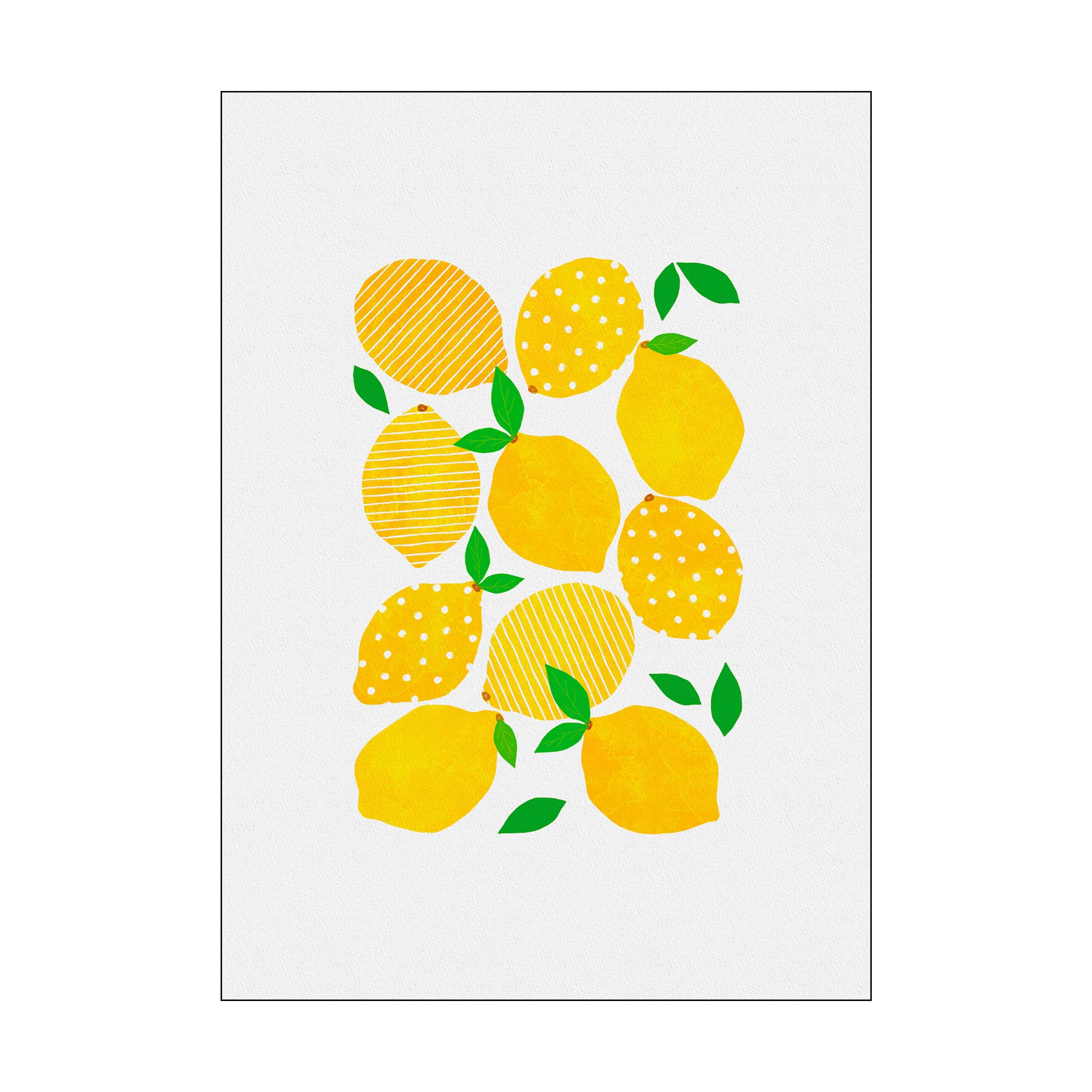 Orara Studio Plakat - Lemon Crowd, multifarvet, large