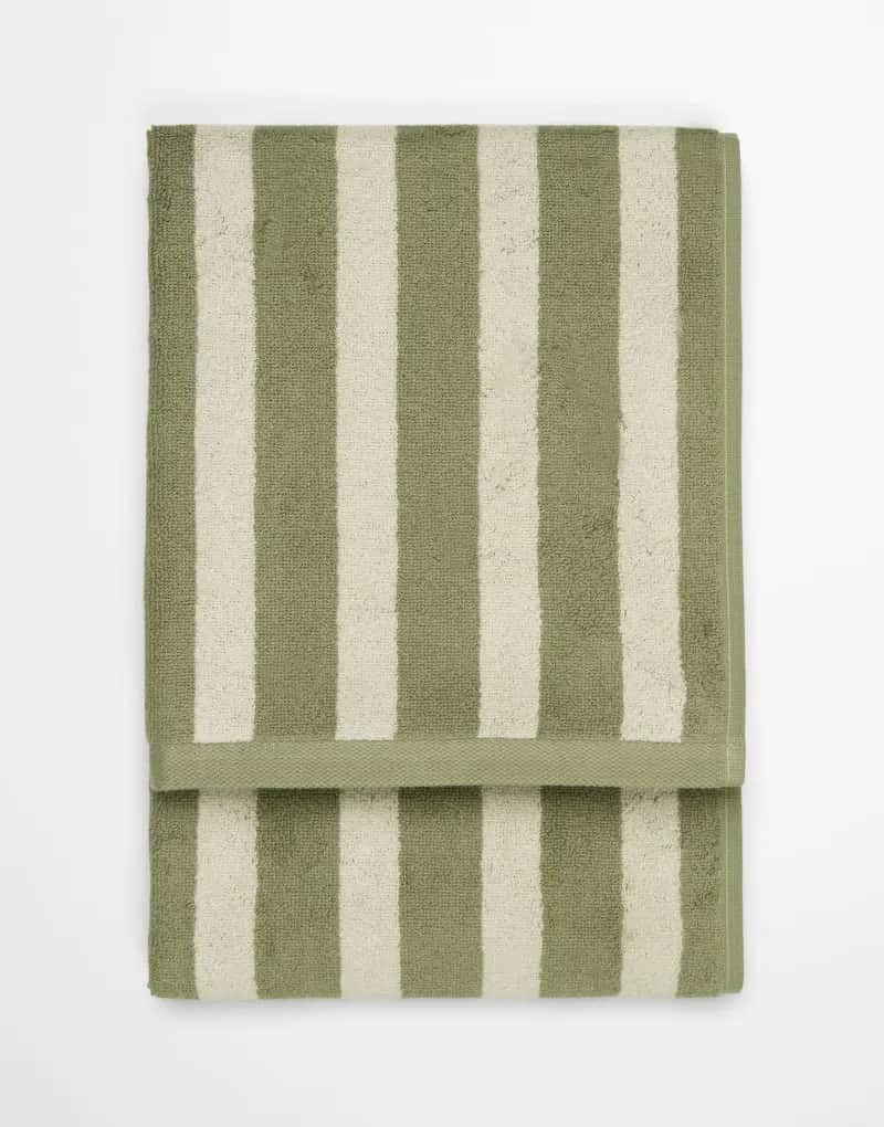 Marc O'Polo Håndklæder Heritage Håndklæde i Moss green, B50 x L100 cm, 2