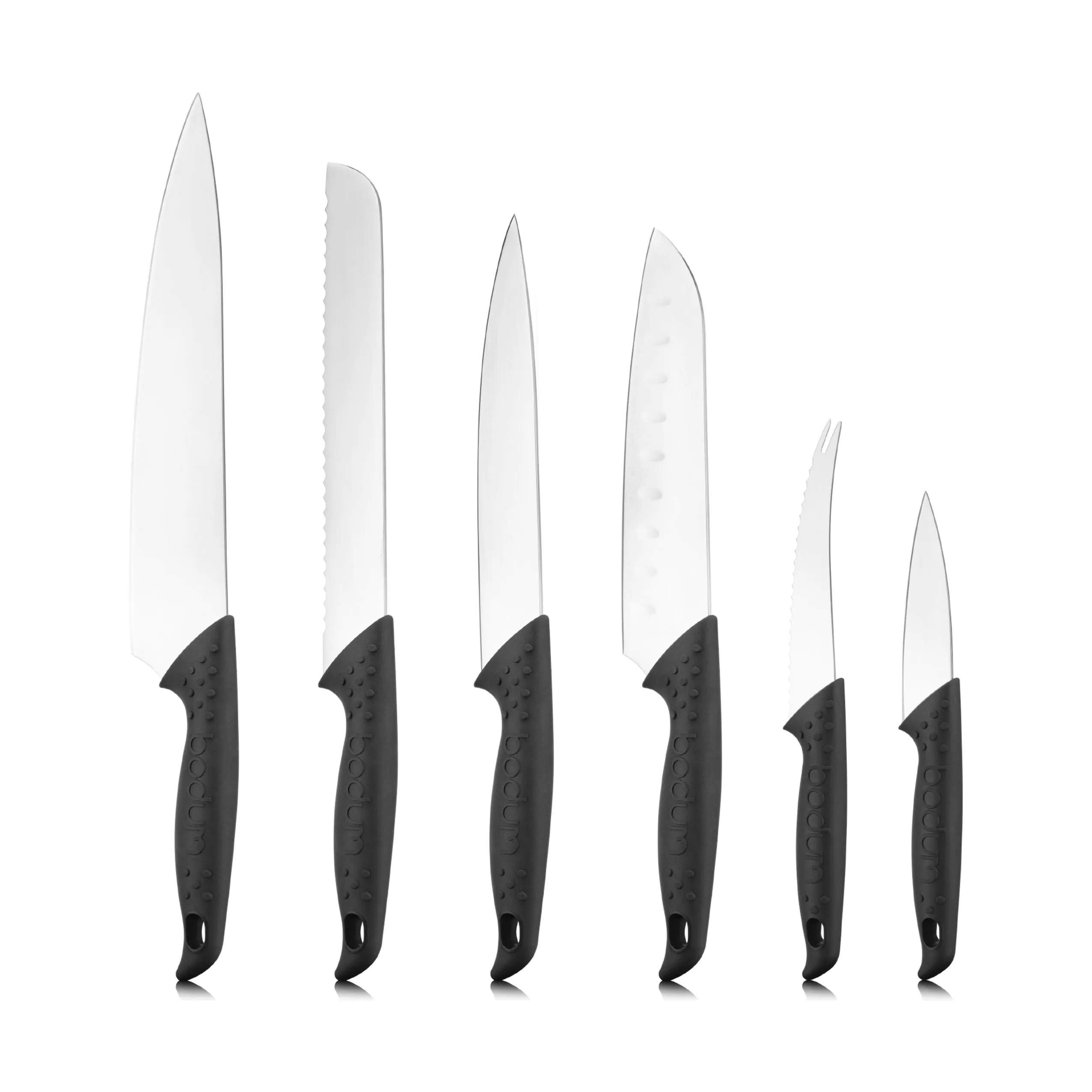 Bodum Knivsæt Bistro Knivsæt - 6 dele i Sort/metal, 1