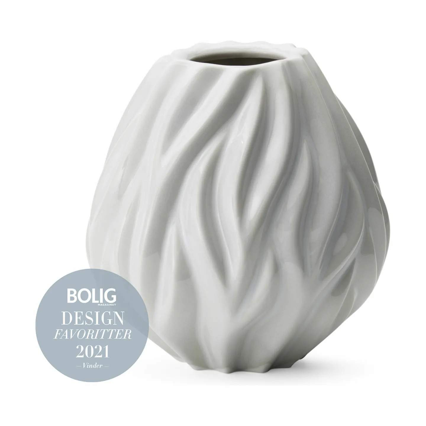 Morsø Vaser Flame Vase i Hvid, 19 cm, 4