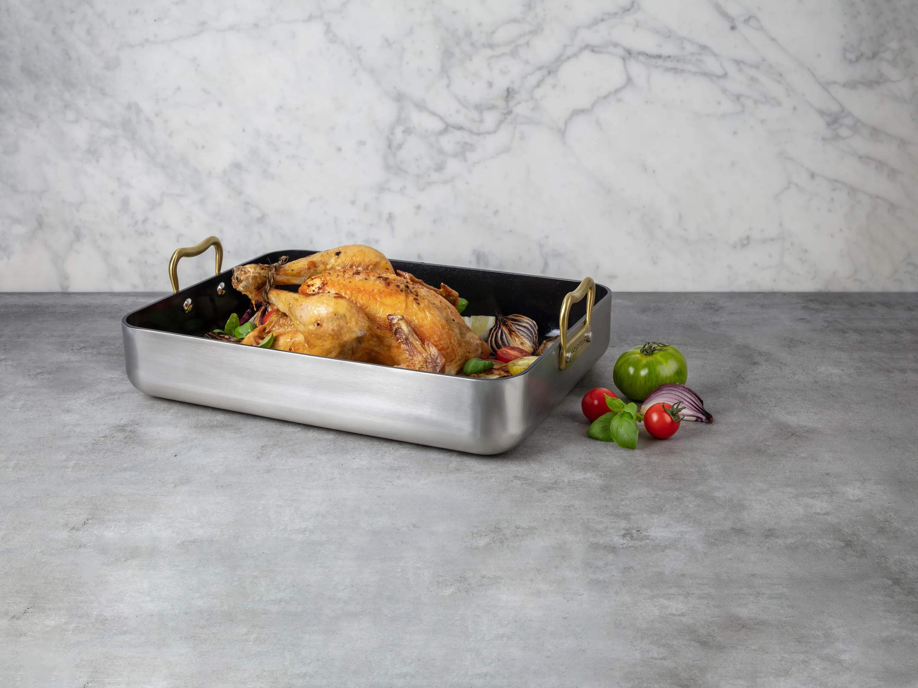 Cook & Baker Bradepander Premium Bradepande i Sølvfarvet/guldfarvet, 5