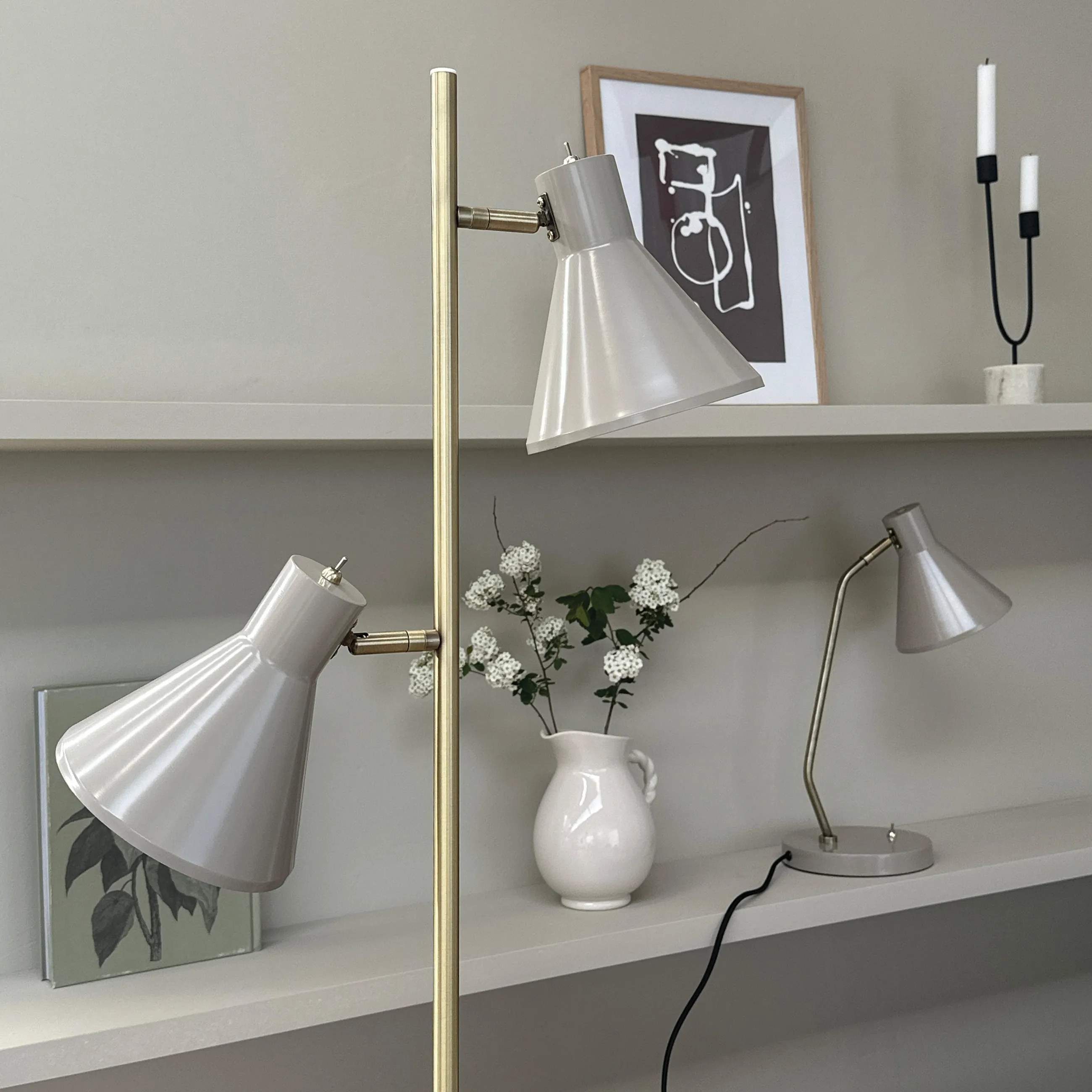 Dyberg Larsen Gulvlamper Sleep Gulvlampe i Brun, 2