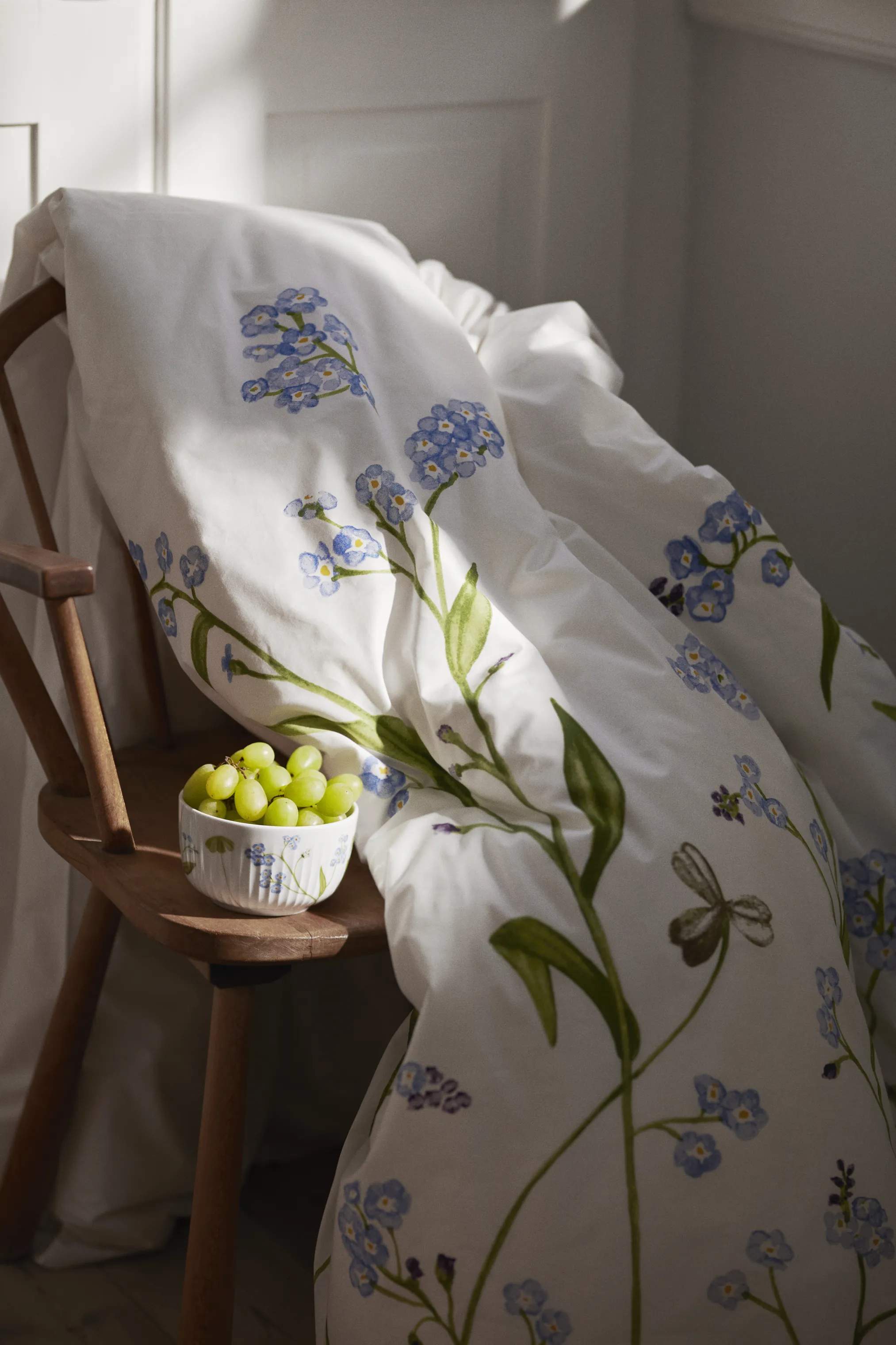Juna Sengetøj Hammershøi Sommer Hammershøi Summer Sengetøj i Forglemmigej, B140 x L220 cm, 3