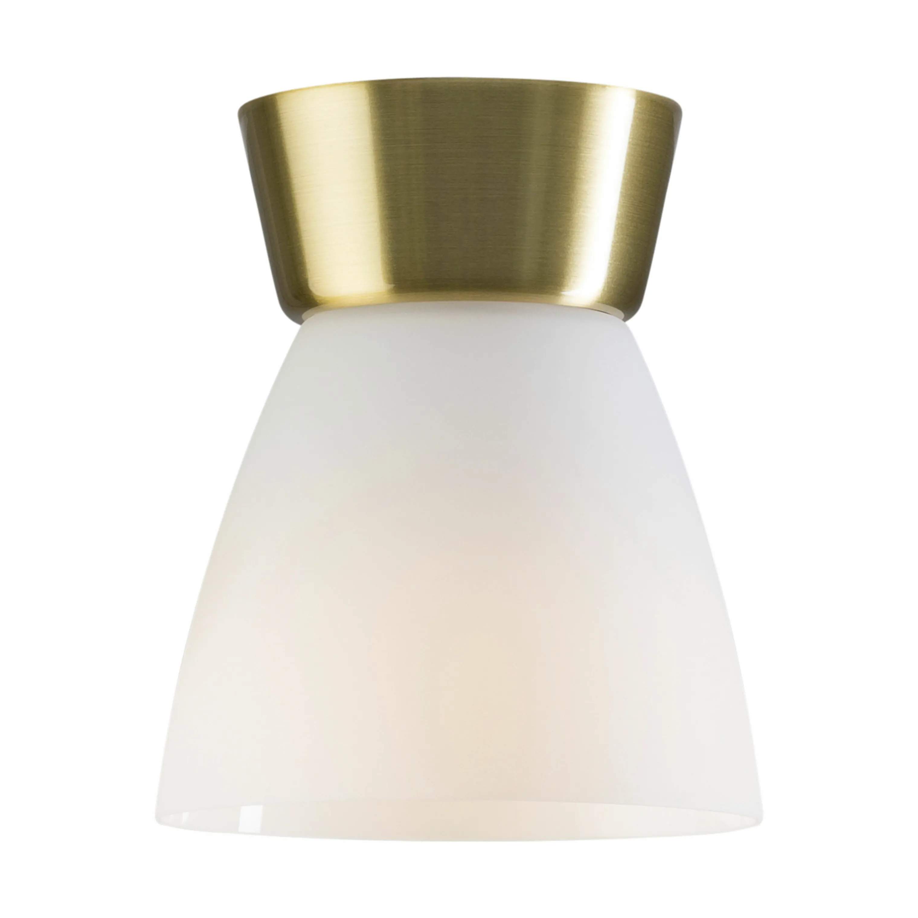 Bizzo Loftlampe, brass/hvid, large