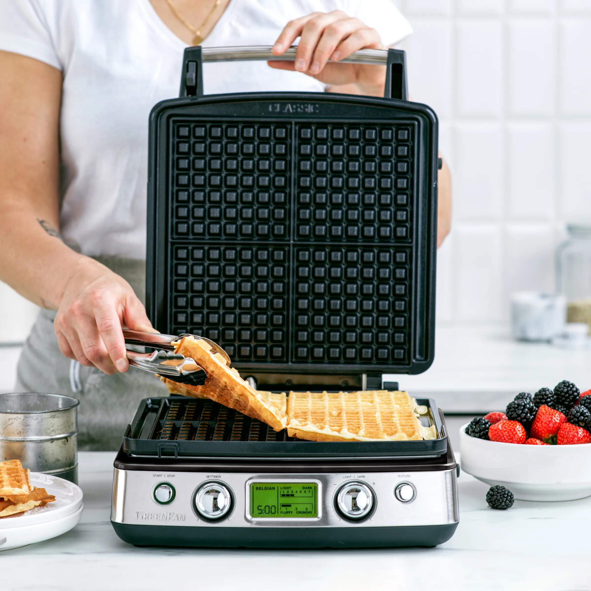Greenpan Vaffeljern Elite Vaffeljern i Black, 9