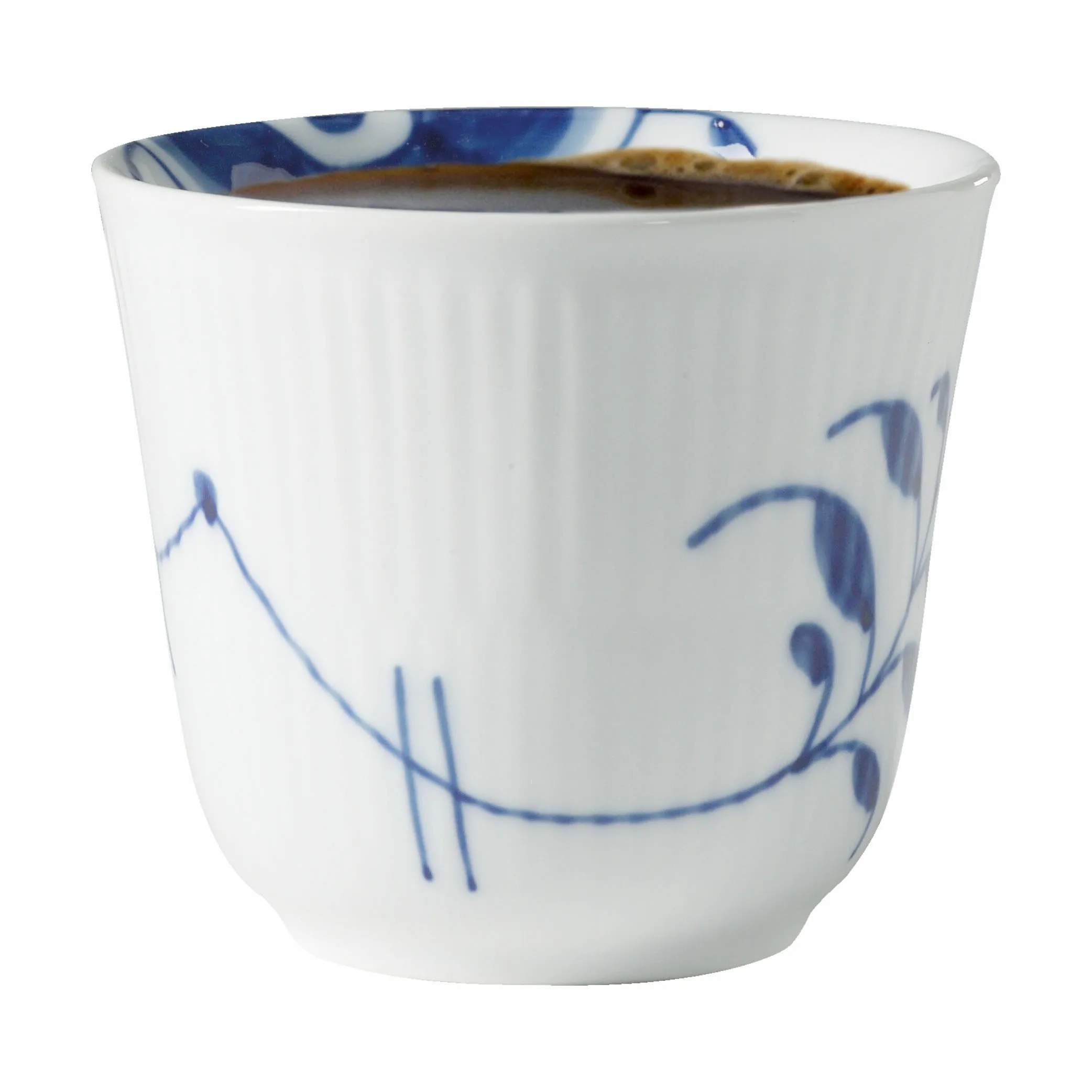 Royal Copenhagen Krus og kopper uden hank Blå Mega Riflet Termokop #1 i #1, 26 cl, 4