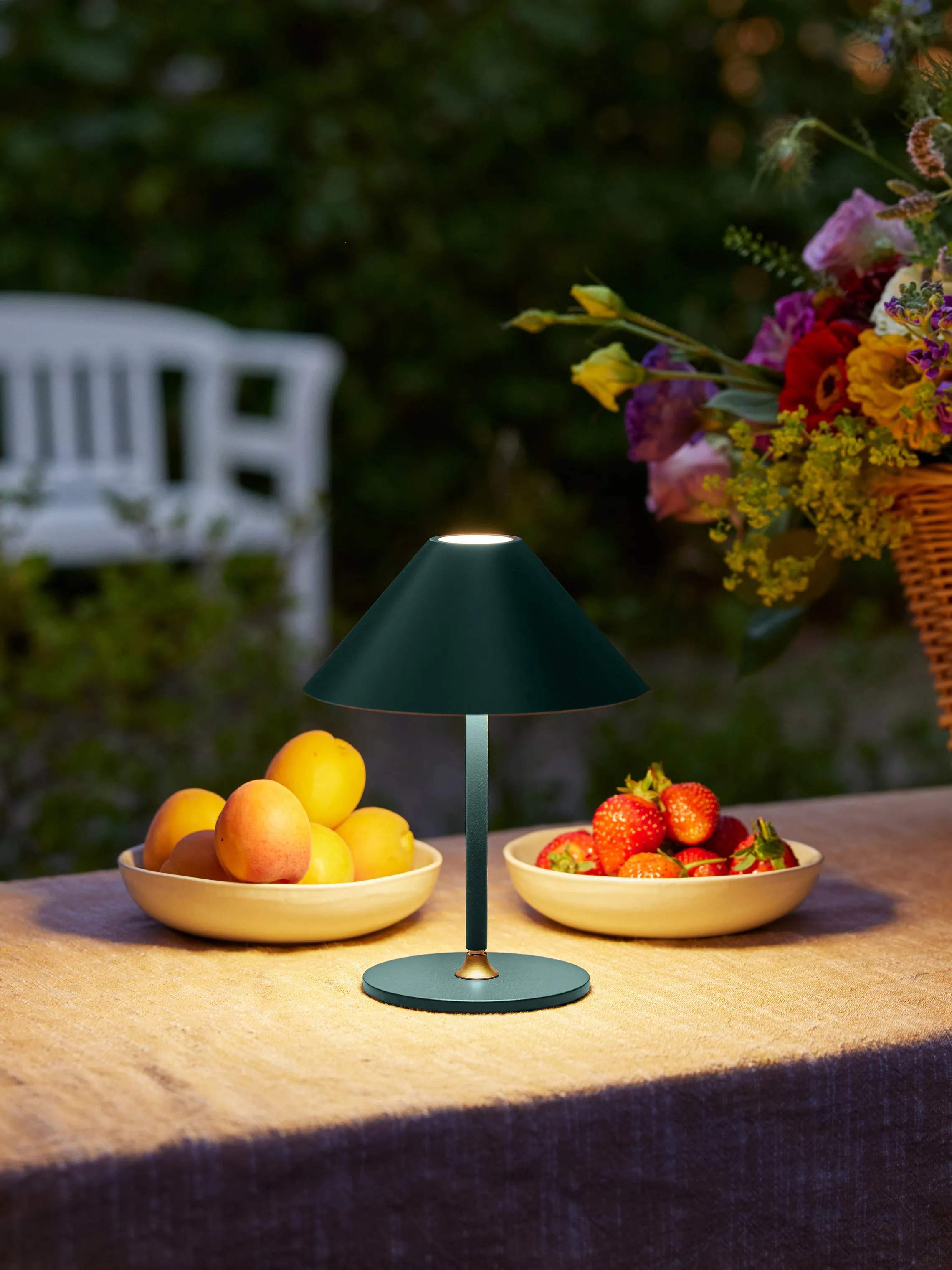 Halo Design Bordlamper Hygge Bordlampe i Dyb grøn, 6