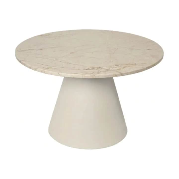 Broste Copenhagen Sideborde Miro Bord i Beige, 49 cm, 1